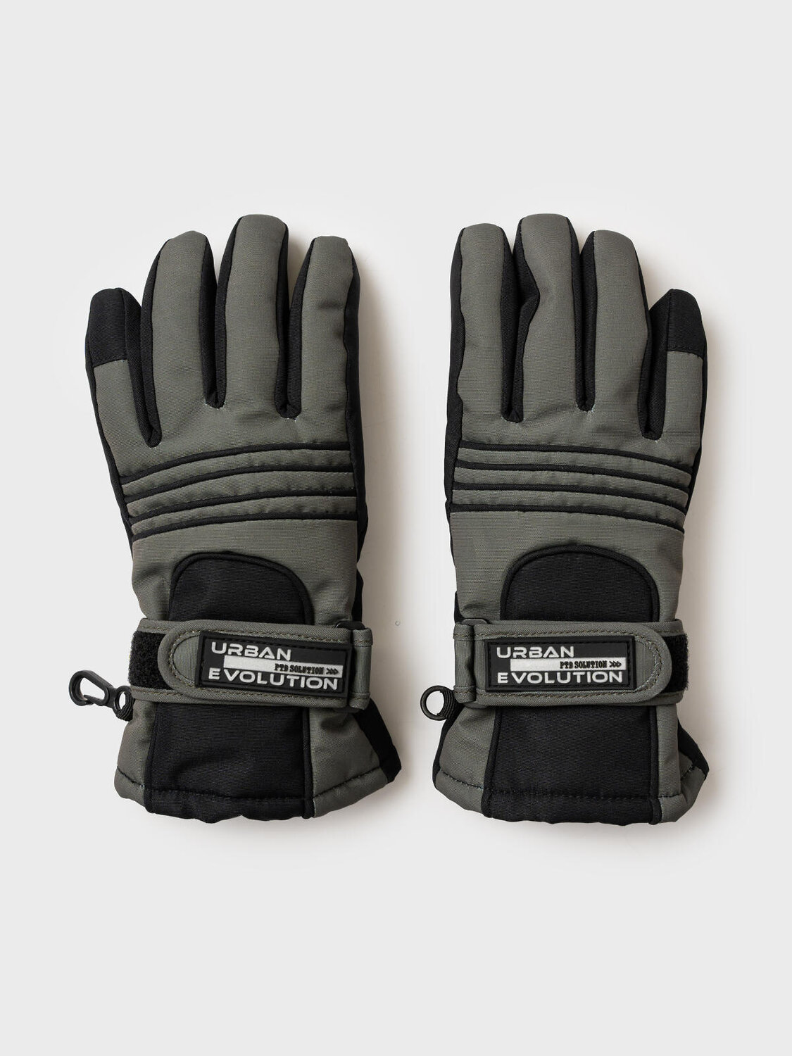 PLAYTODAY Перчатки 573225 32511415 черный,хаки