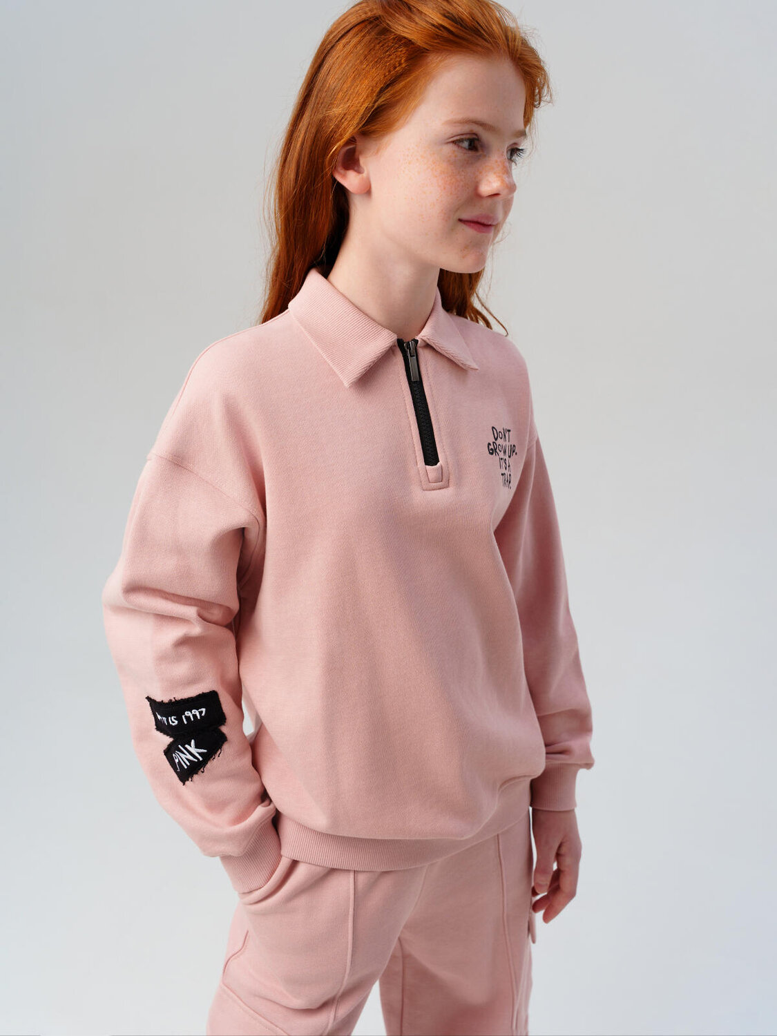 PLAYTODAY Толстовка 573234 32521201 светло-розовый