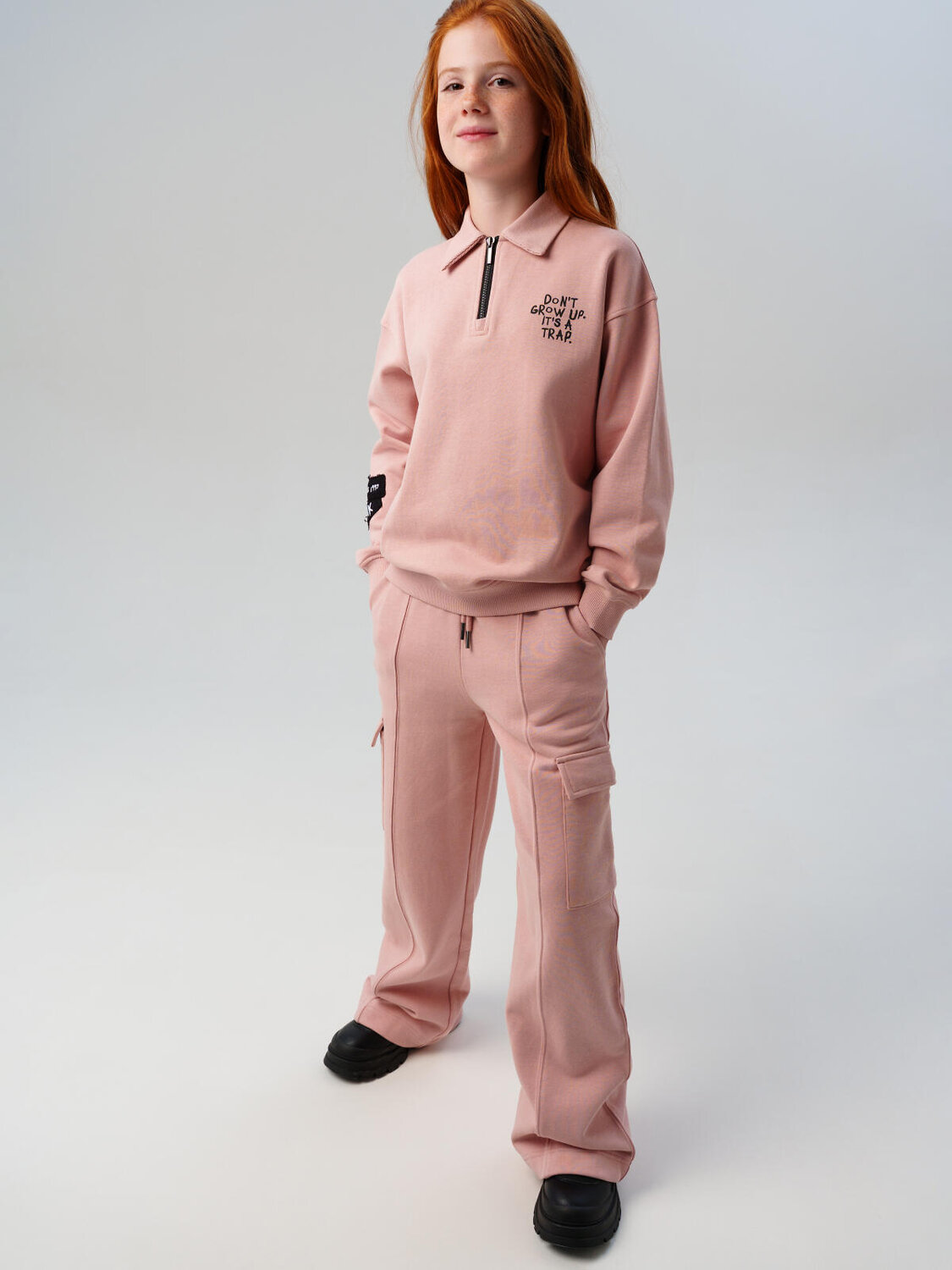 PLAYTODAY Толстовка 573234 32521201 светло-розовый