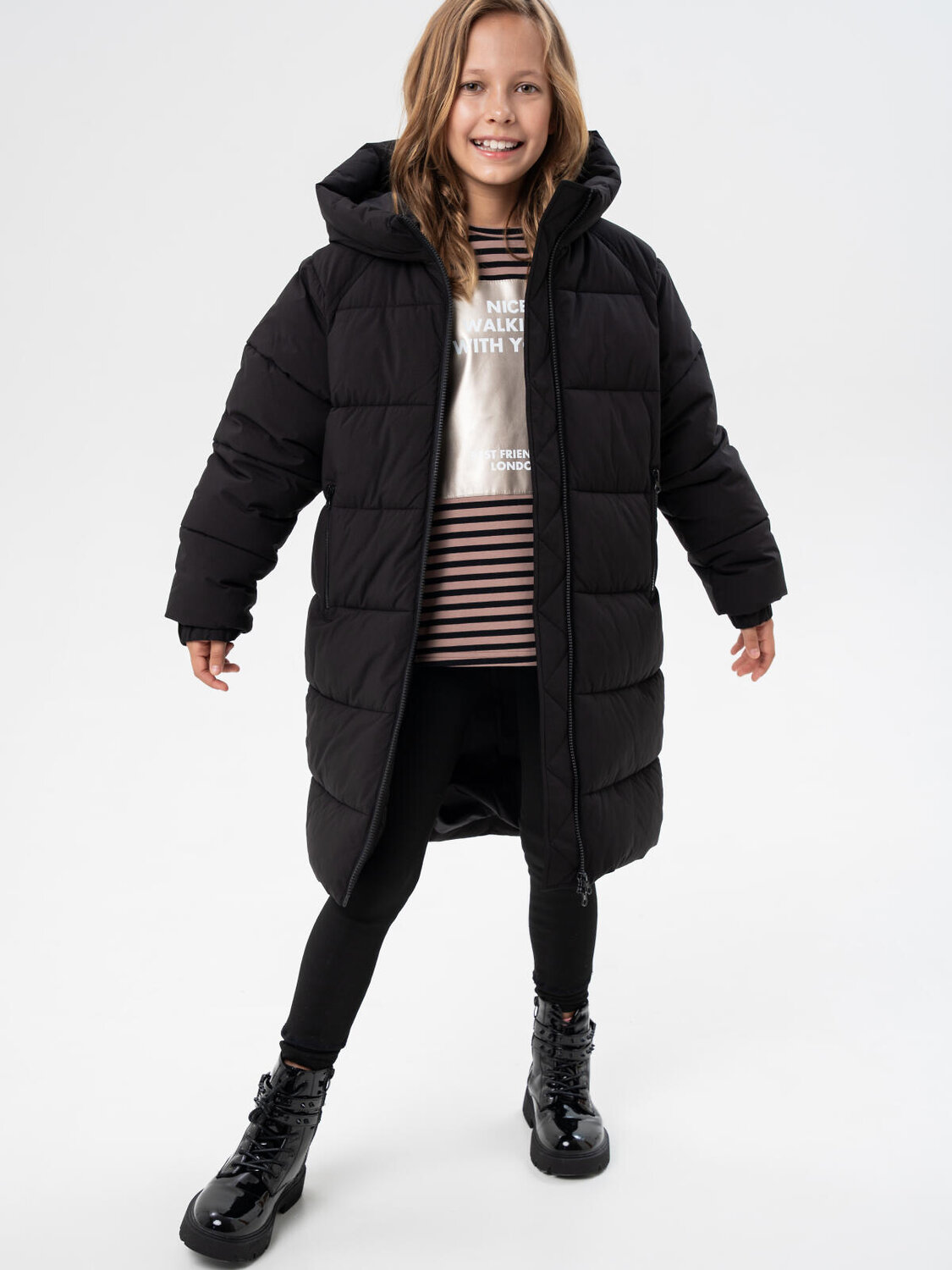 PLAYTODAY Пальто 573237 32521352 черный