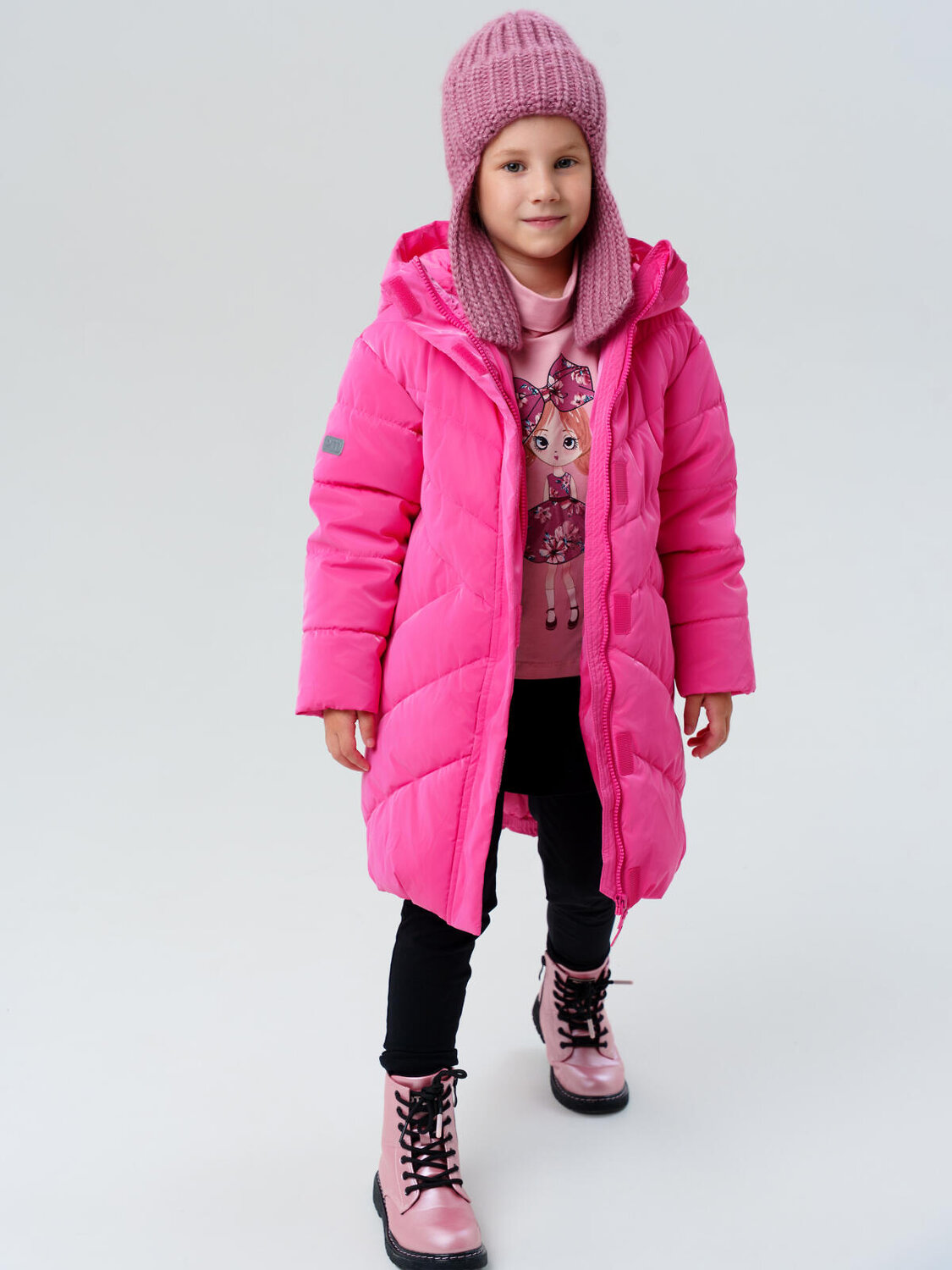 PLAYTODAY Шапка 573241 32522199 розовый