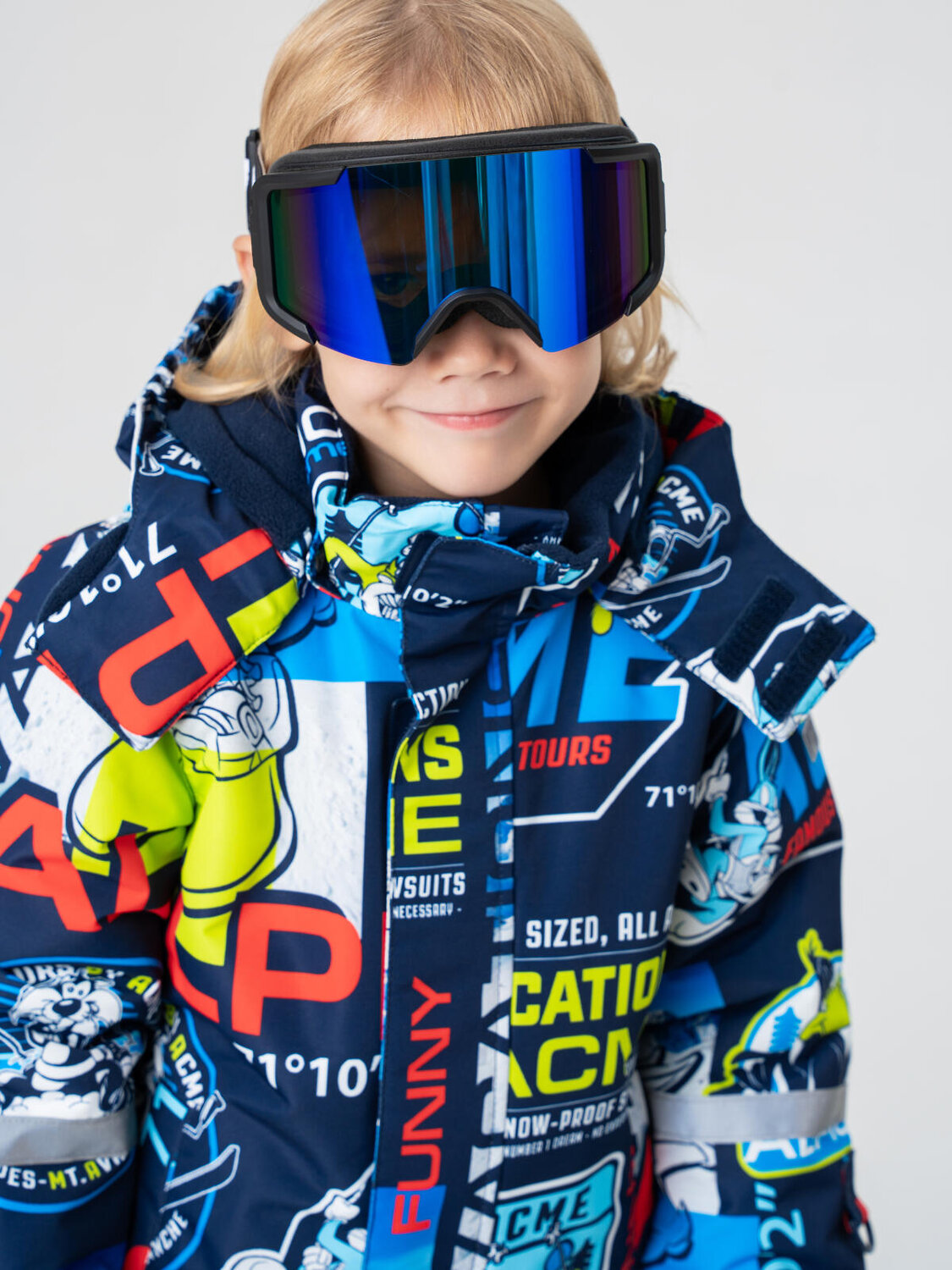 PLAYTODAY Маска горнолыжная 573247 32512808 черный,синий