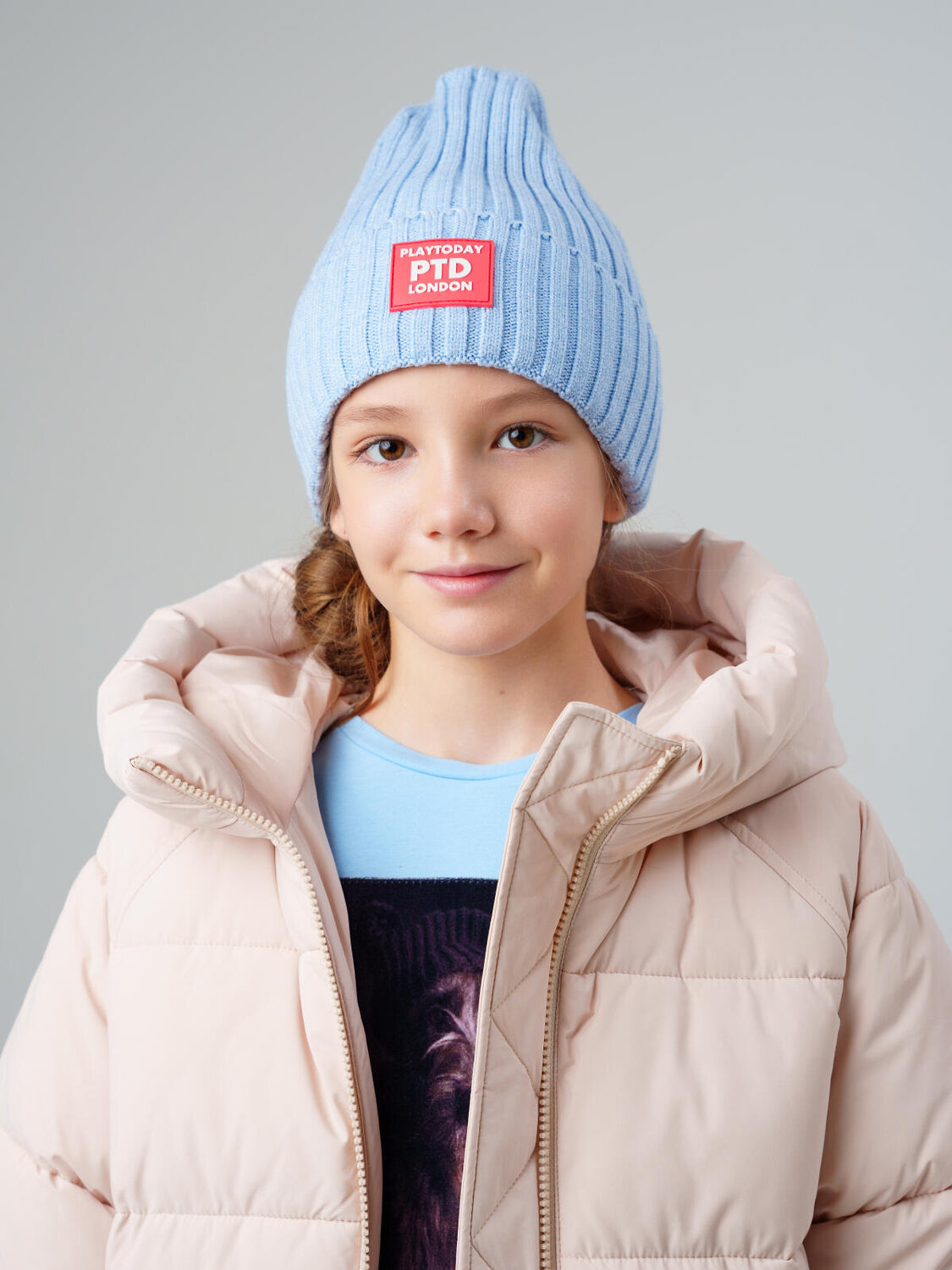 PLAYTODAY Шапка 573275 32521486 голубой