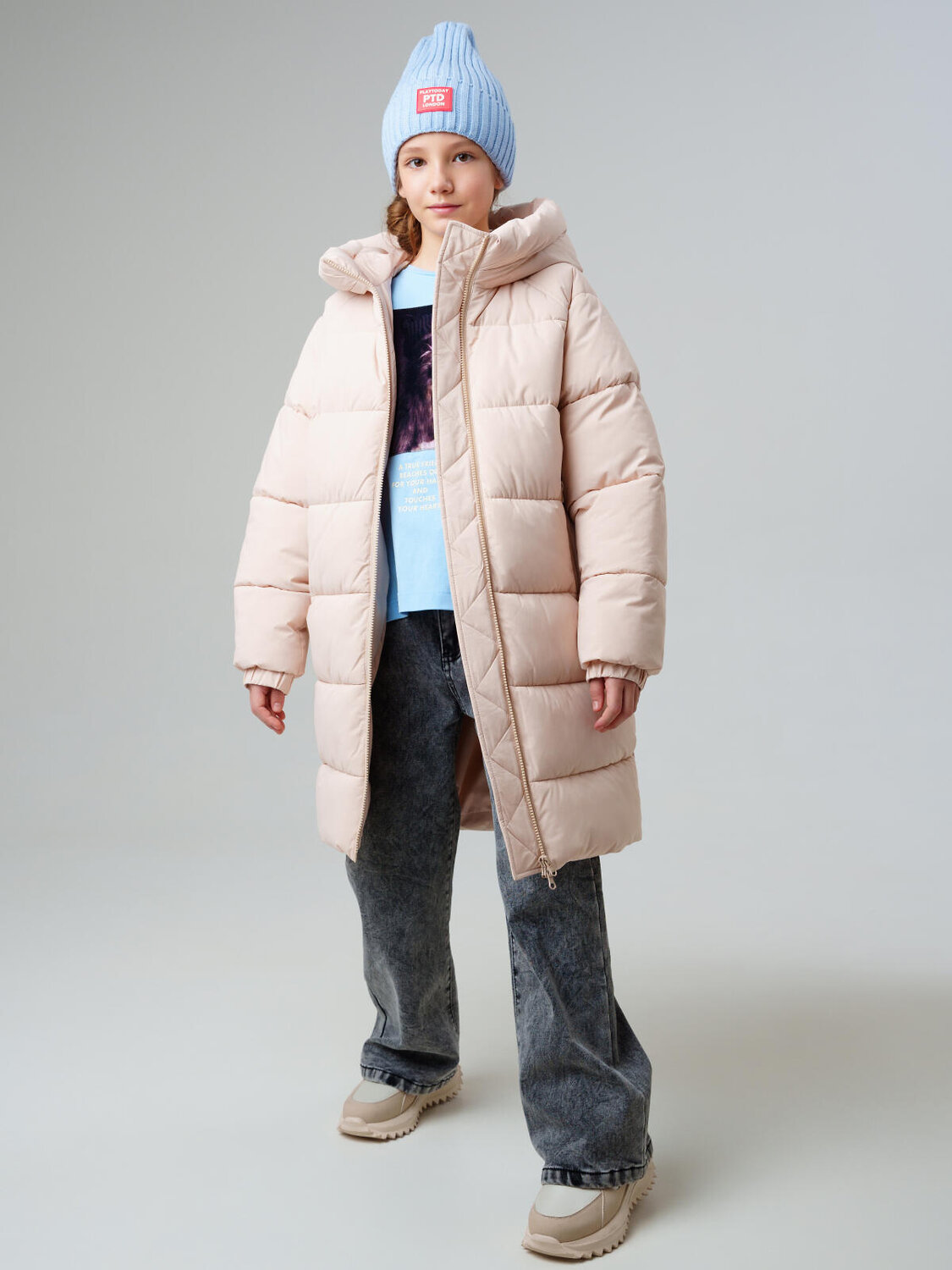 PLAYTODAY Шапка 573275 32521486 голубой