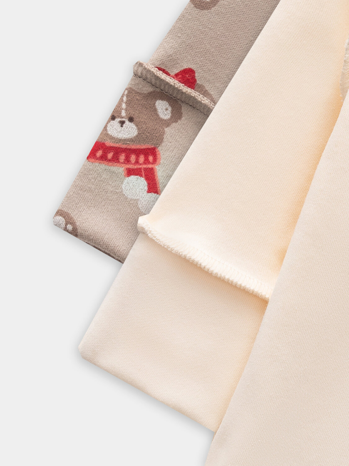 MARK FORMELLE Боди детское 573280 13016-1-2 сливочное масло +НГ мишутки на бежевом