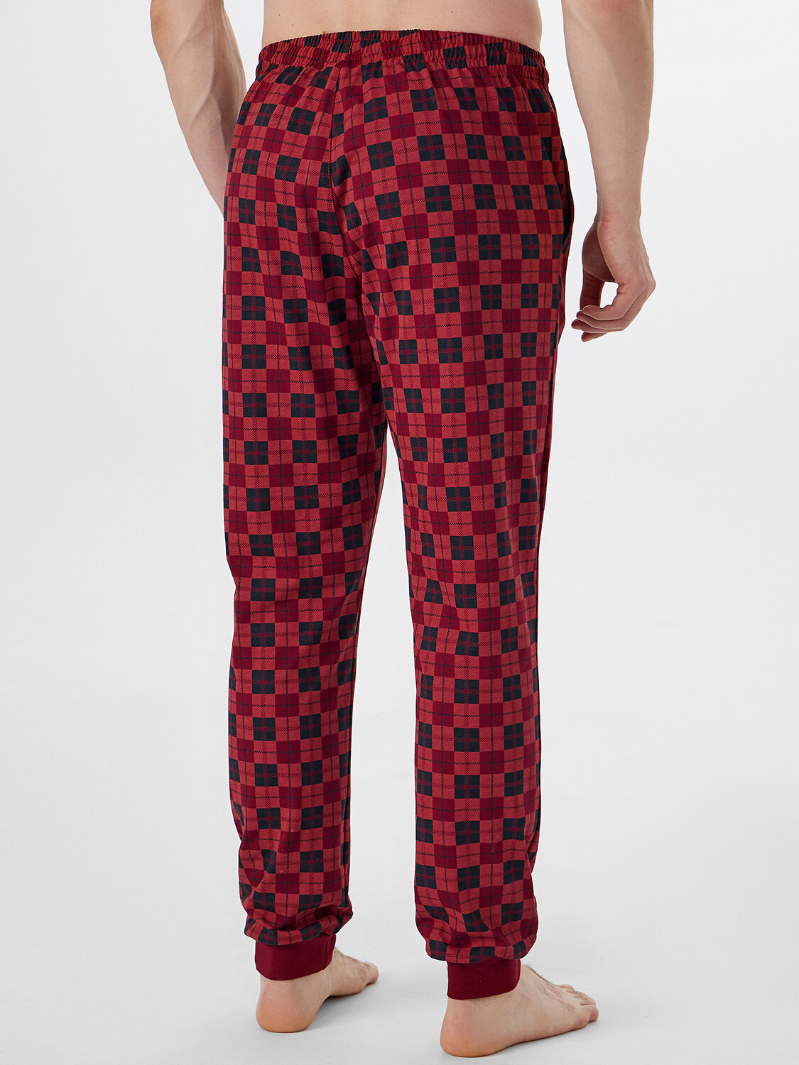 MARK FORMELLE Брюки 573289 581133 черная клетка на бордовом