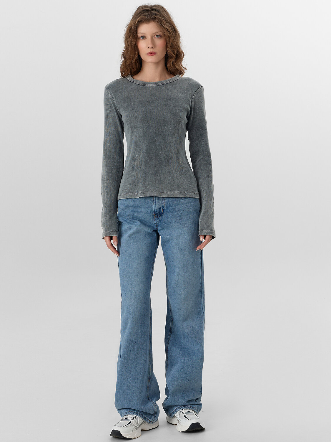 MARK FORMELLE Джемпер 573304 122986 ACID WASH металлический