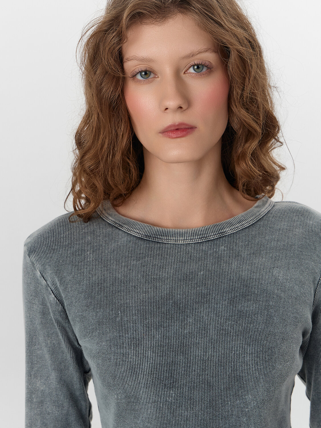 MARK FORMELLE Джемпер 573304 122986 ACID WASH металлический