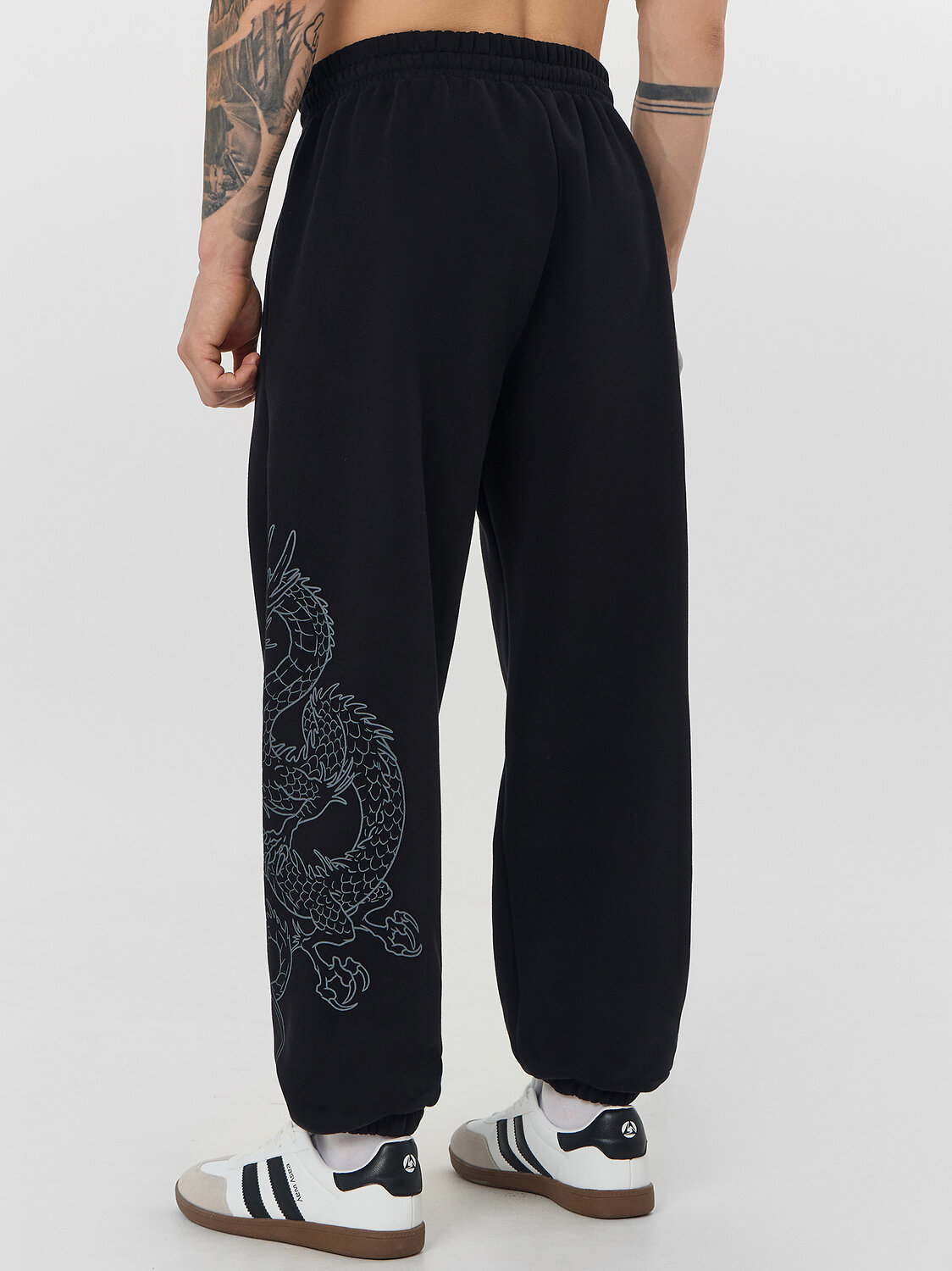 MARK FORMELLE Брюки 573306 181276 черный +печать