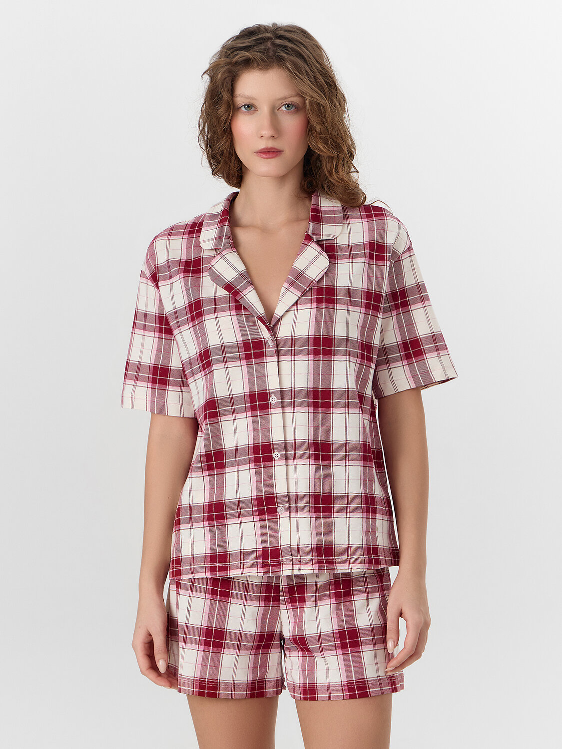 MARK FORMELLE Комплект 573322 592553 молочно -бордовая клетка