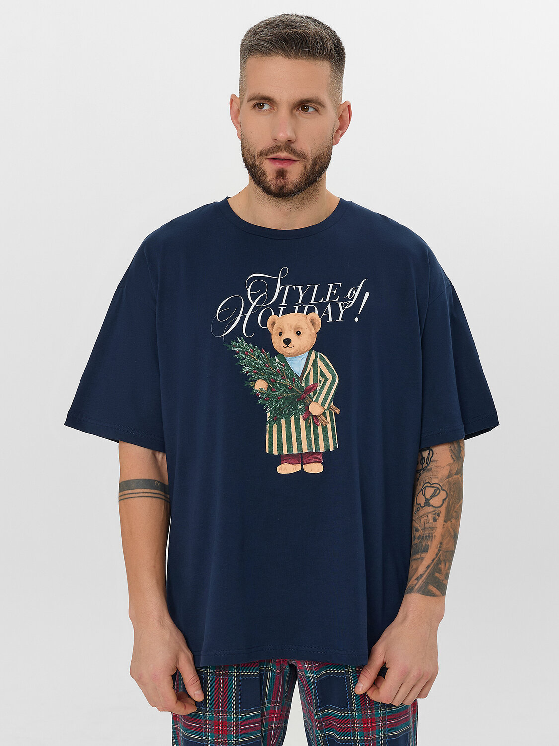 MARK FORMELLE Комплект 573338 591055 т.синий +клетка на т.синем