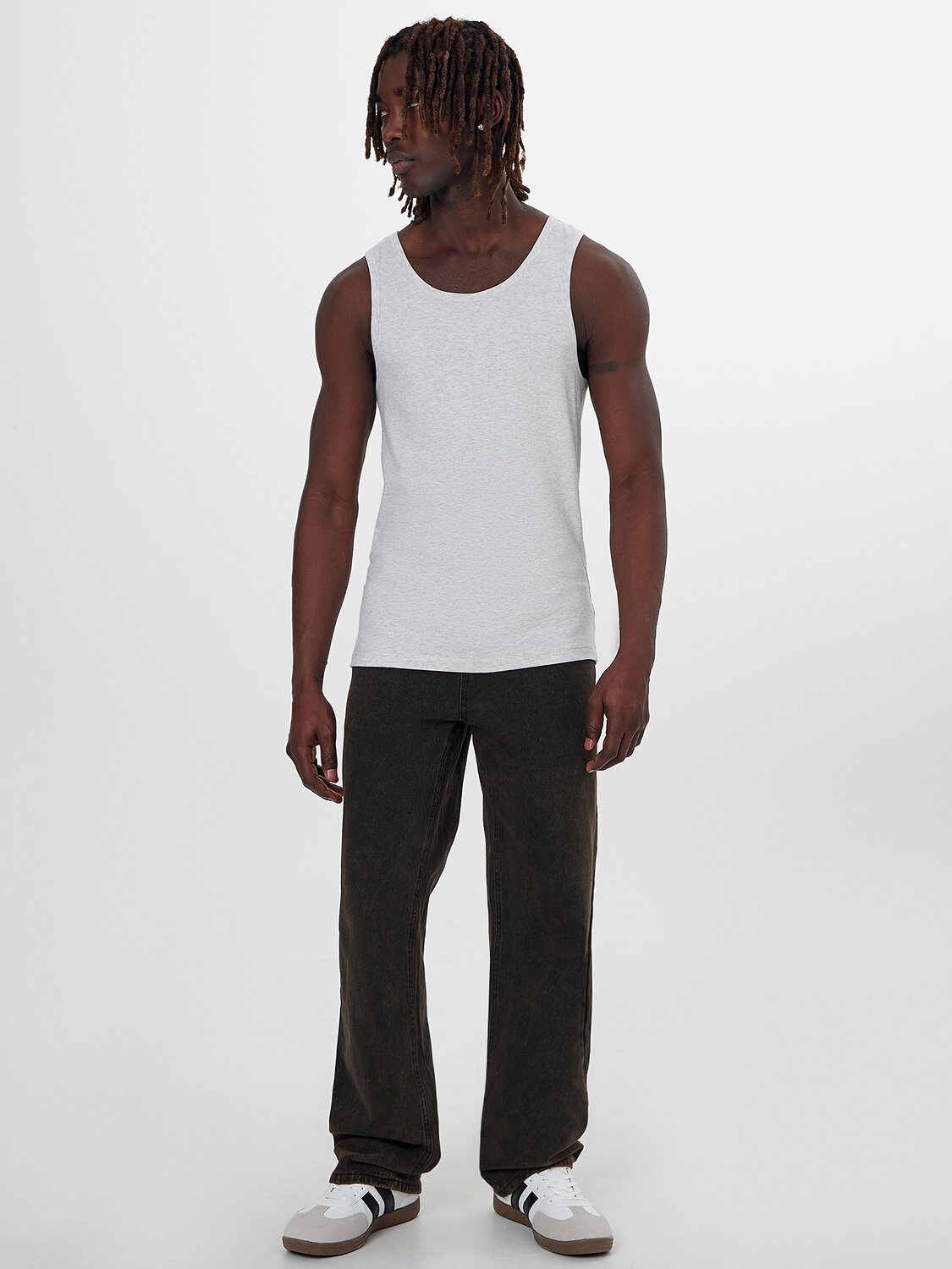 MARK FORMELLE Майка 573343 101434 серый меланж