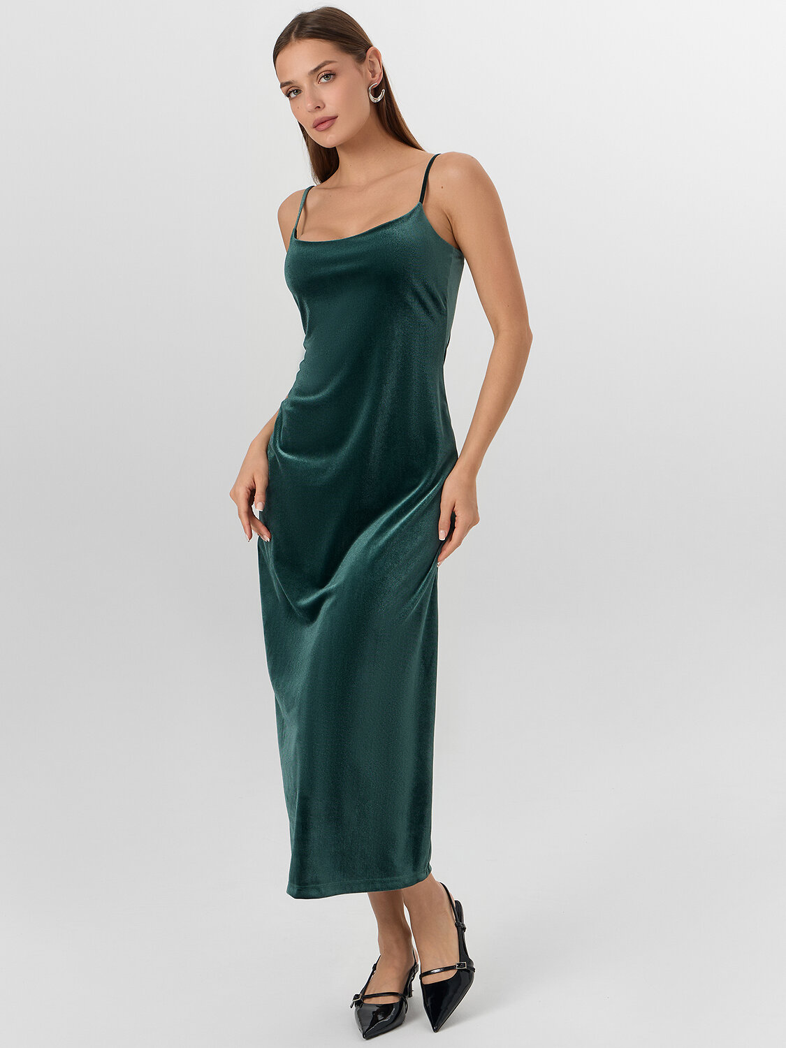 MARK FORMELLE Платье 573347 152666 зеленый бархат