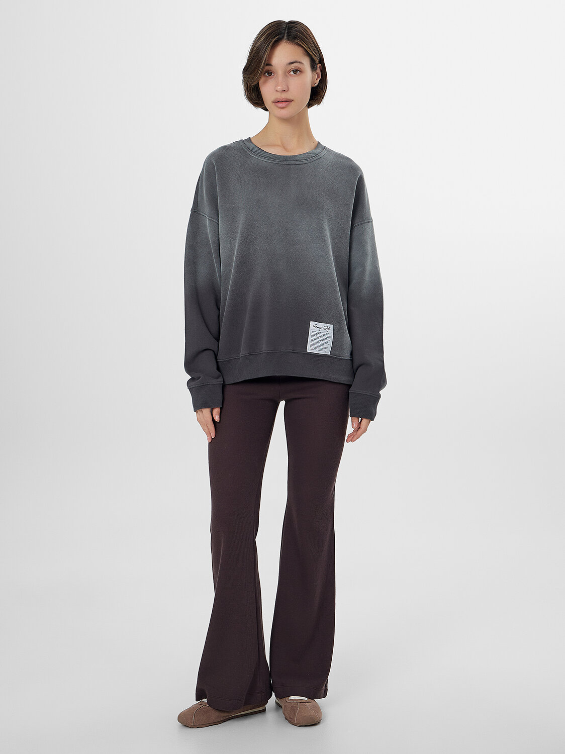 MARK FORMELLE Свитшот 573359 122813/1 вытравка на графите