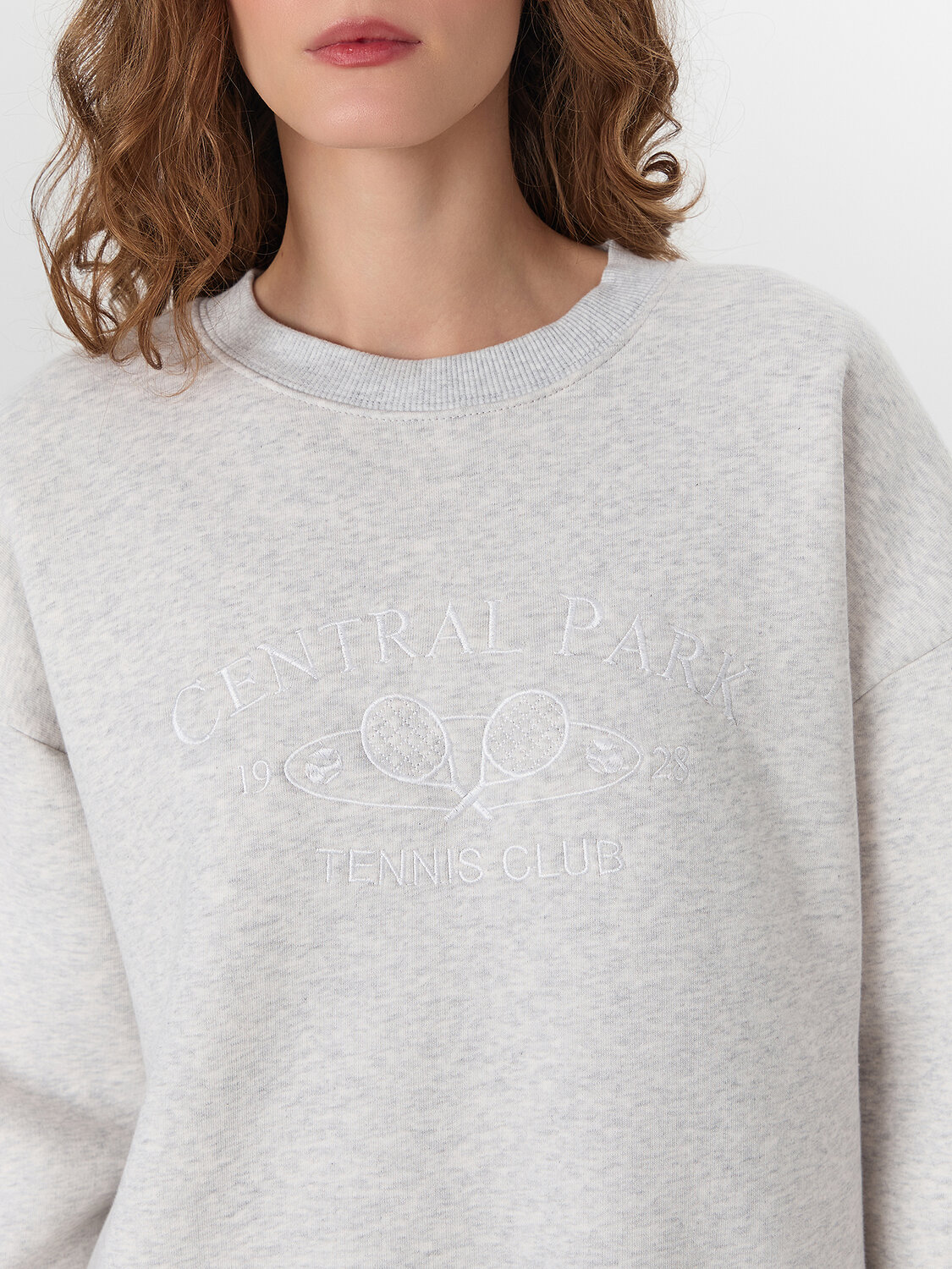 MARK FORMELLE Свитшот 573360 122887/1 серый меланж