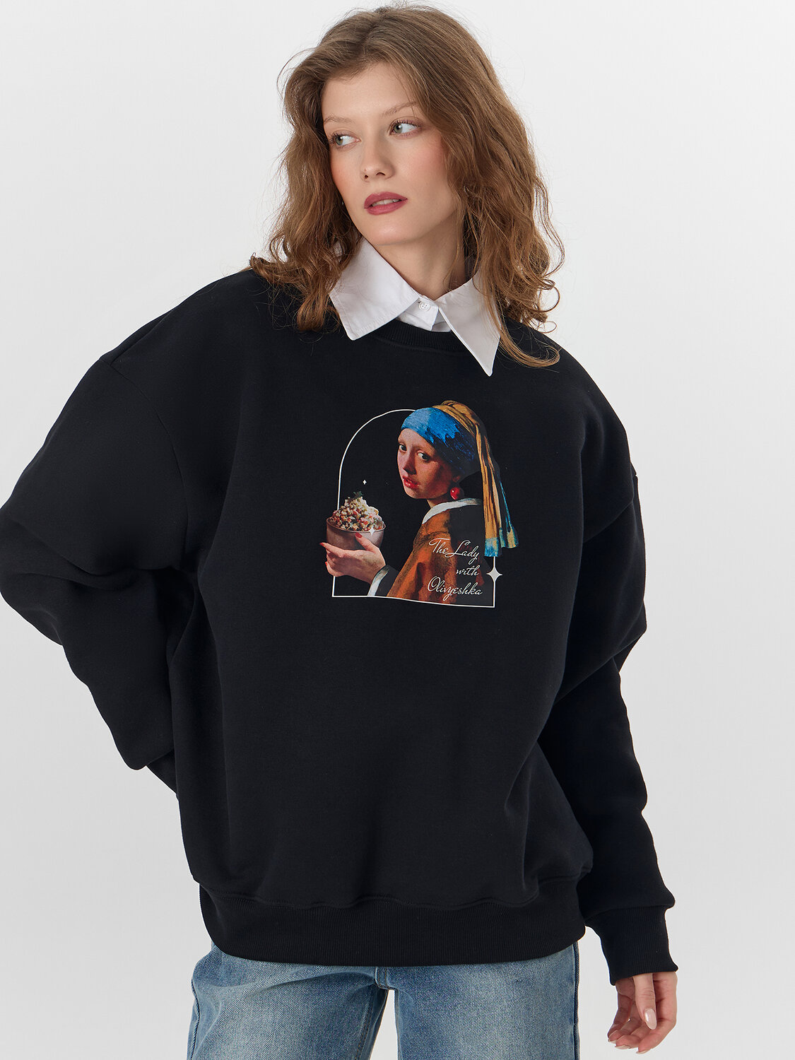 MARK FORMELLE Свитшот 573362 122887/1 черный +печать