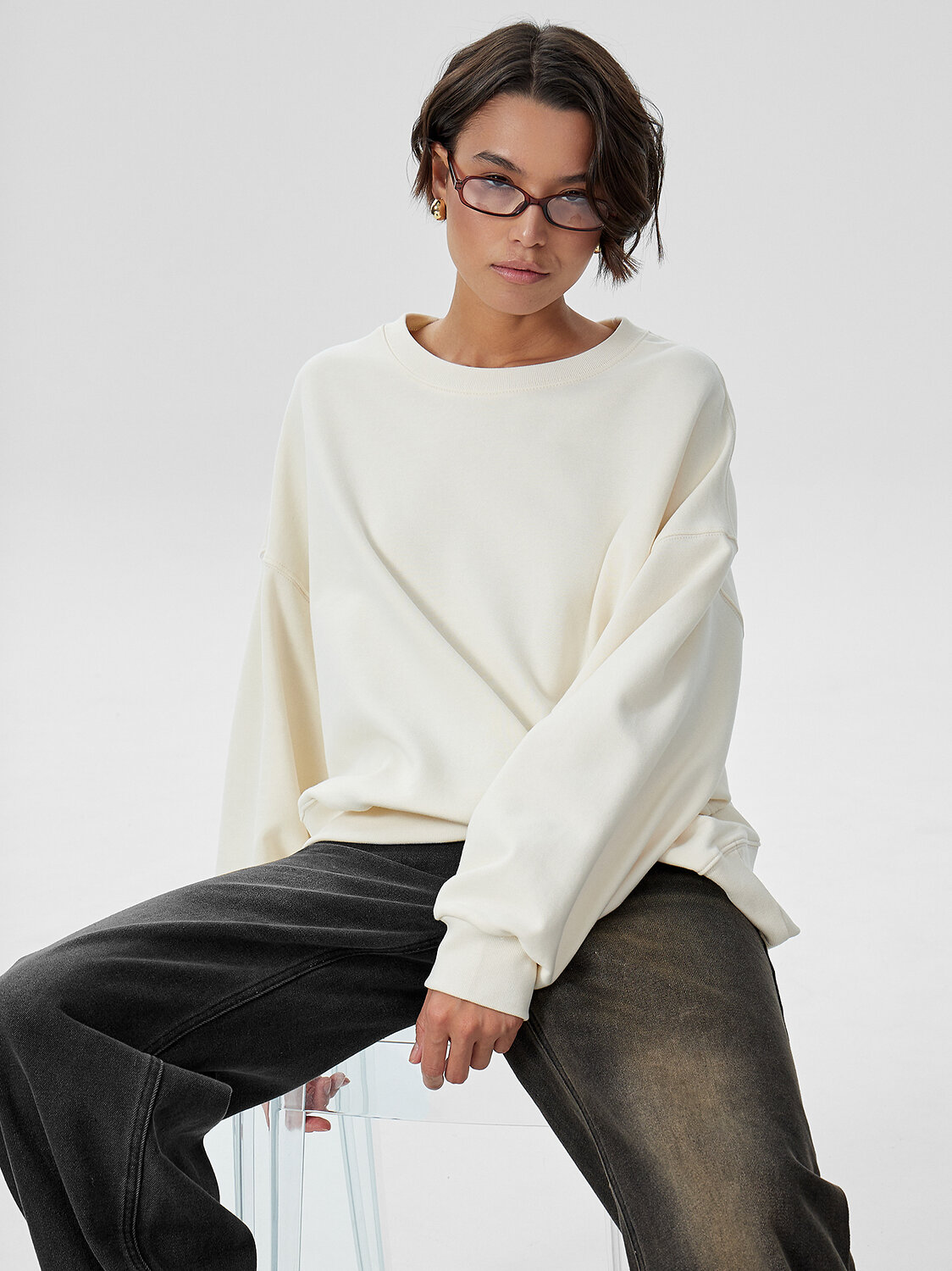 MARK FORMELLE Свитшот 573364 122949/1 молочный