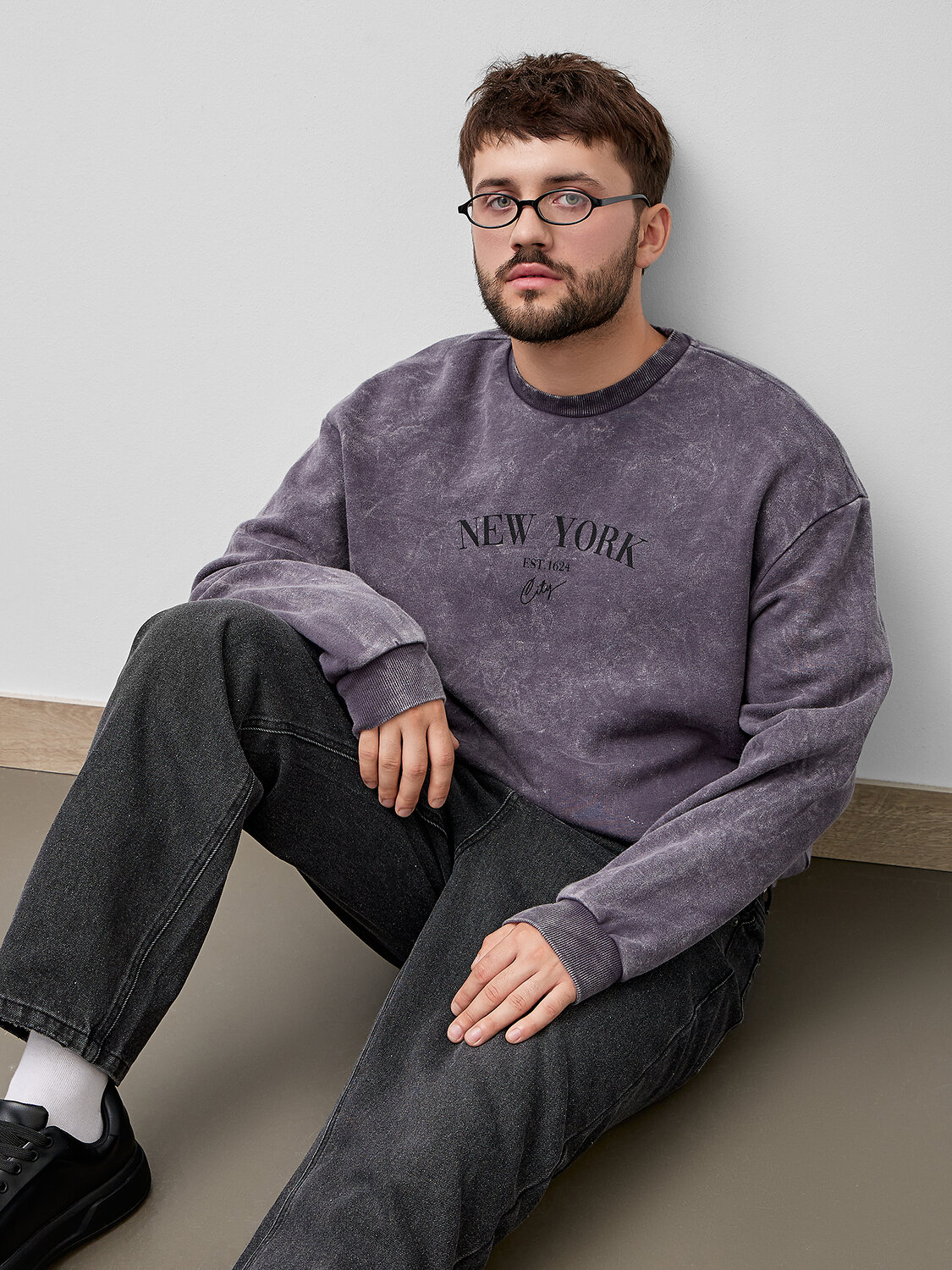 MARK FORMELLE Свитшот 573371 121801/1 серая варка +печать