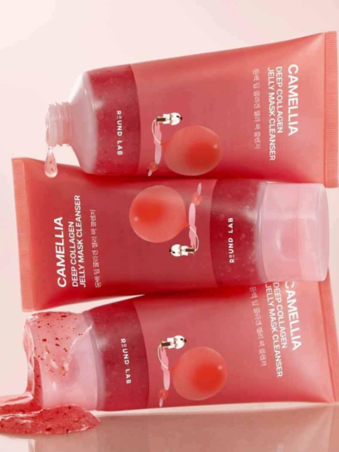 ROUND LAB Гель-пенка для умывания с экстрактом камелии 2 в 1 / Camellia Deep Collagen Jelly Pack Cleanser, 150 мл 573409 28016 