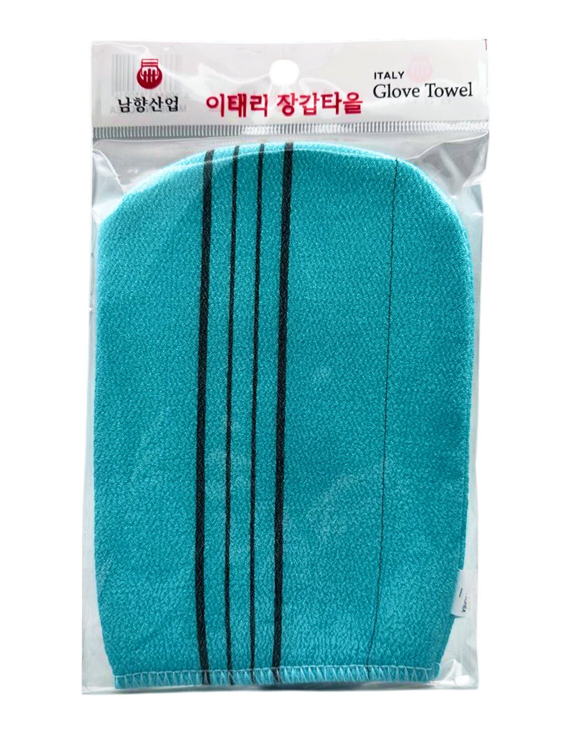 Bath Towel Мочалка-варежка для душа с пилинг-эффектом, уплотненная, голубой 573424 28188 