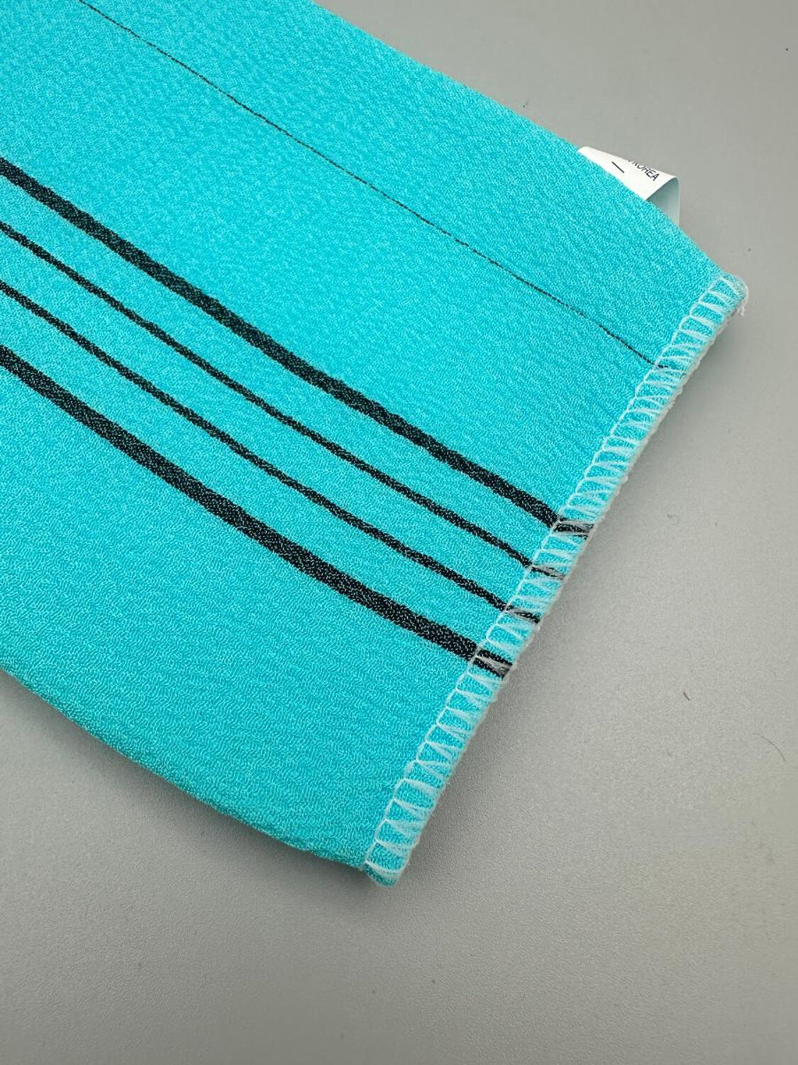 Bath Towel Мочалка-варежка для душа с пилинг-эффектом, уплотненная, голубой 573424 28188 