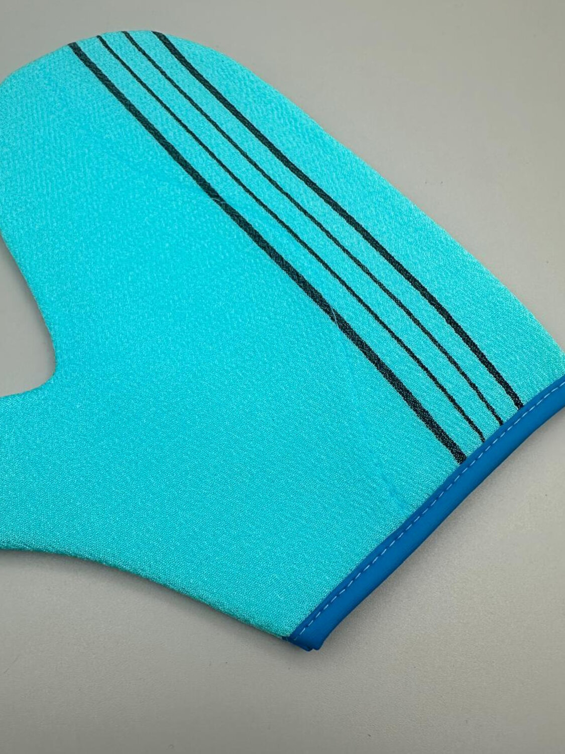 Bath Towel Мочалка-рукавица для душа с пилинг-эффектом, уплотненная, голубой 573428 28190 