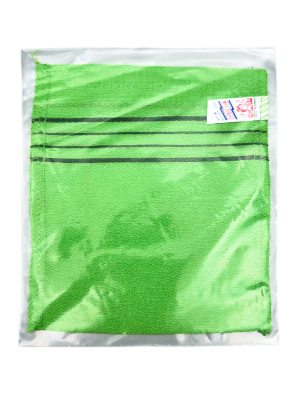 Bath Towel Мочалка-варежка для душа с пилинг-эффектом, однослойная, зелёный 573438 28193 