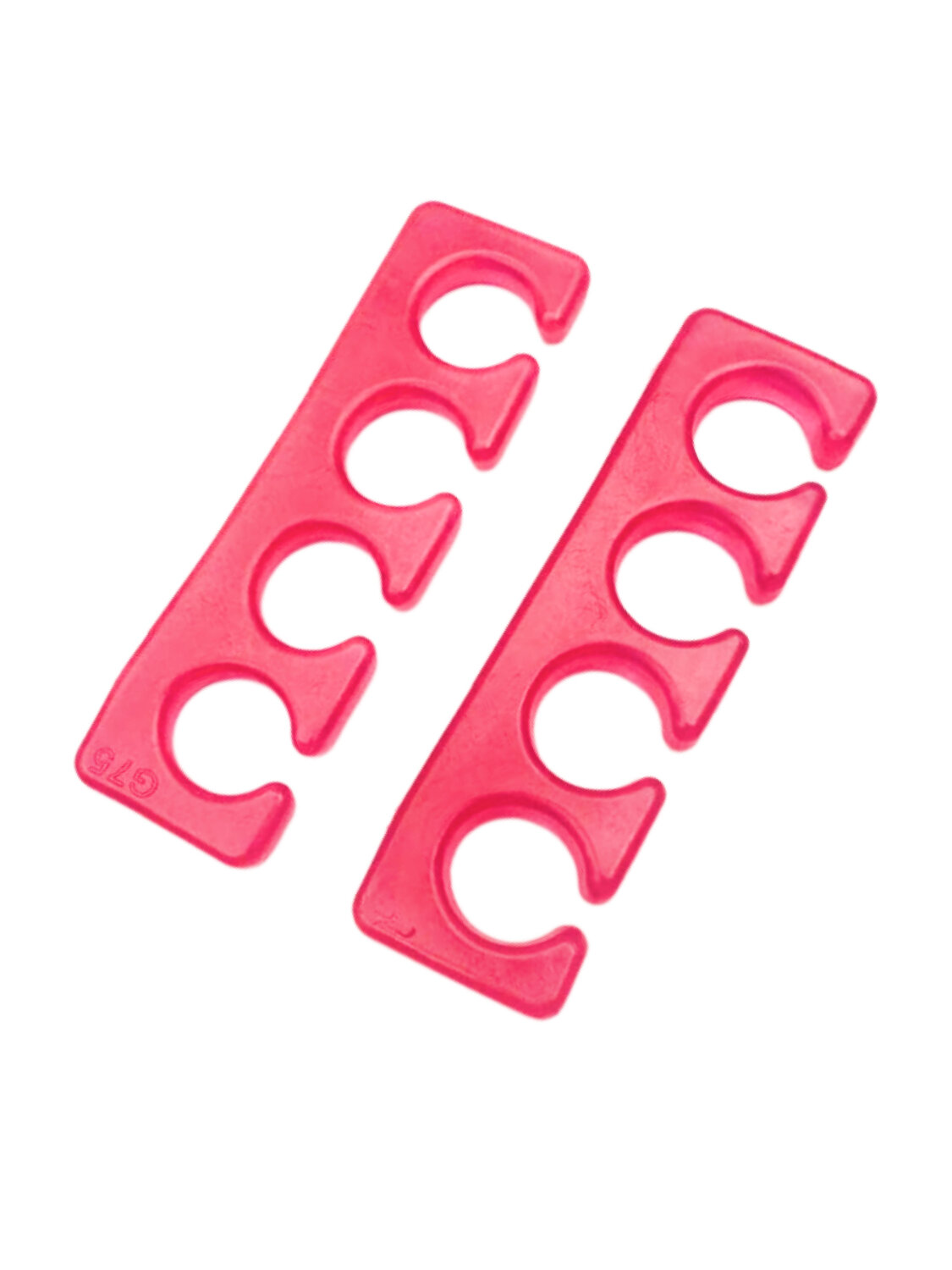 Kristaller Разделители для пальцев, 2 шт., ярко-розовый 573439 28197 