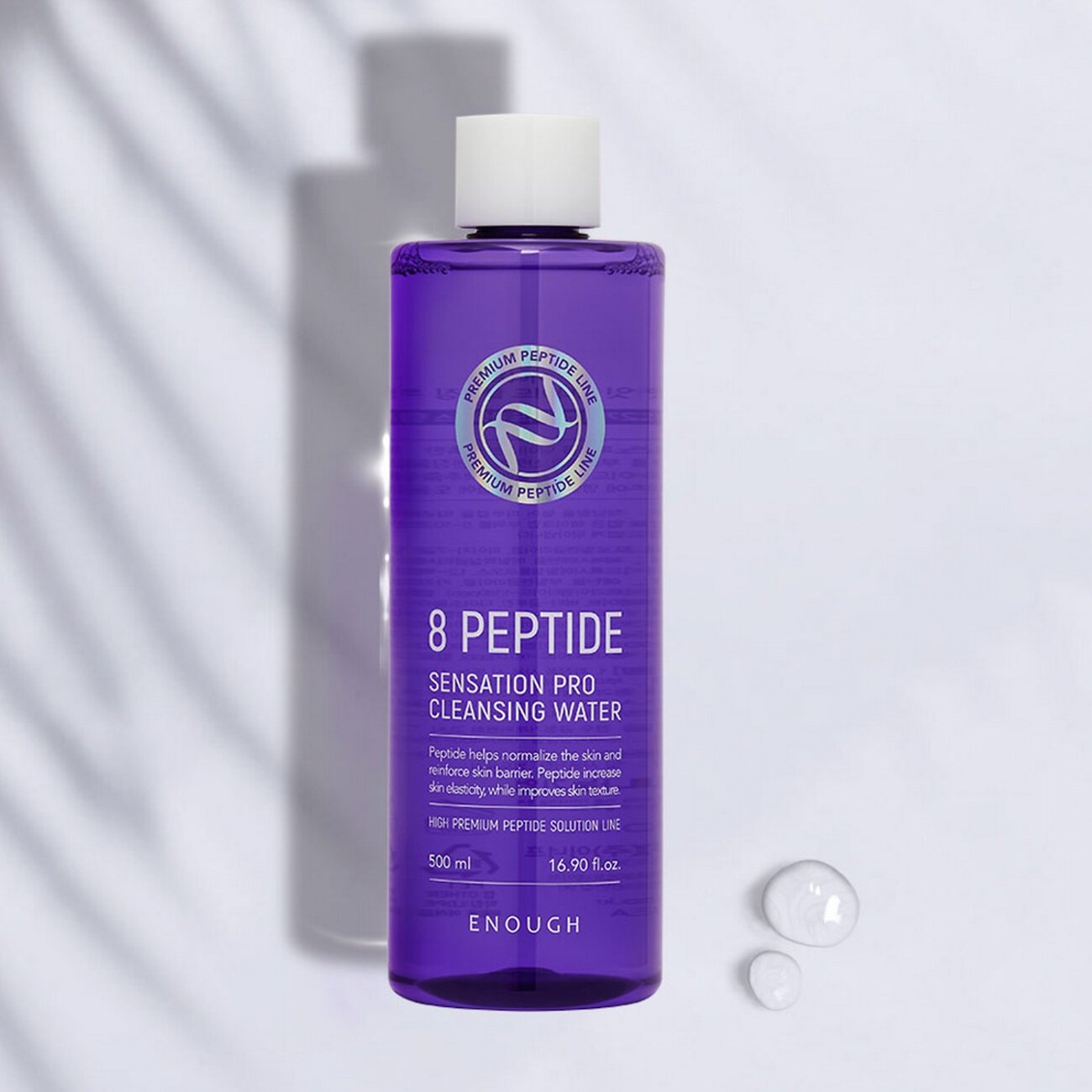 Enough Очищающая вода для лица с пептидами / 8 Peptide Sensation Cleansing Water, 500 мл 573441 23484 