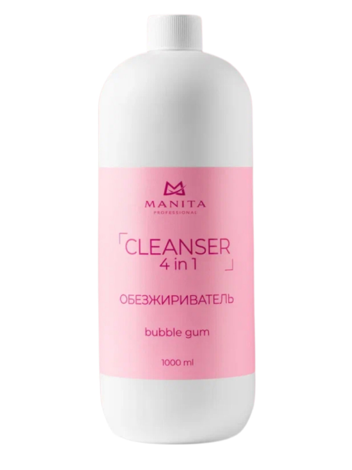 MANITA Обезжириватель для ногтей универсальный 4 в 1 / Bubble Gum, 1000 мл 573449 28198 