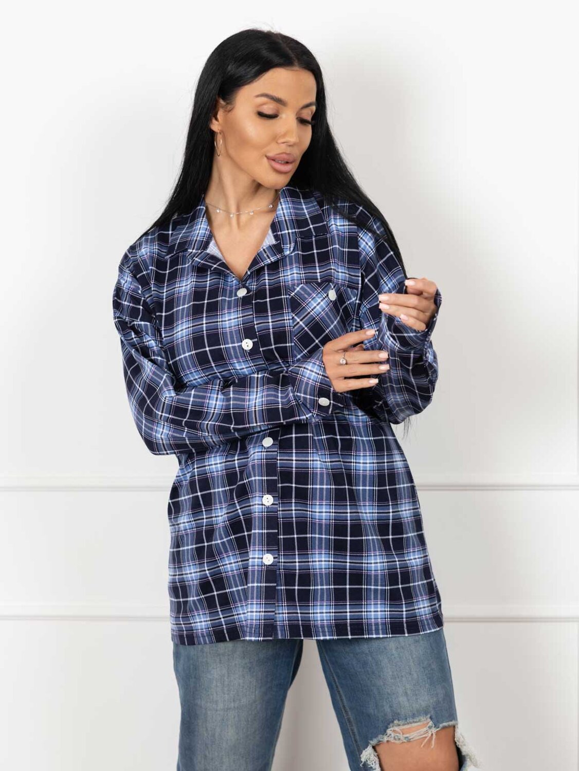 Текс-плюс Рубашка 573460 НФ-00245348 Синий