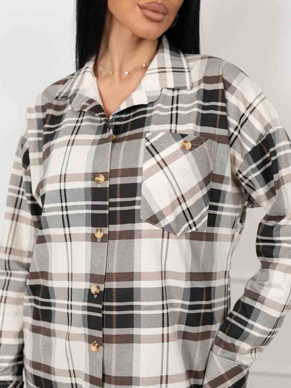 Текс-плюс Рубашка 573464 НФ-00245354 Коричневый