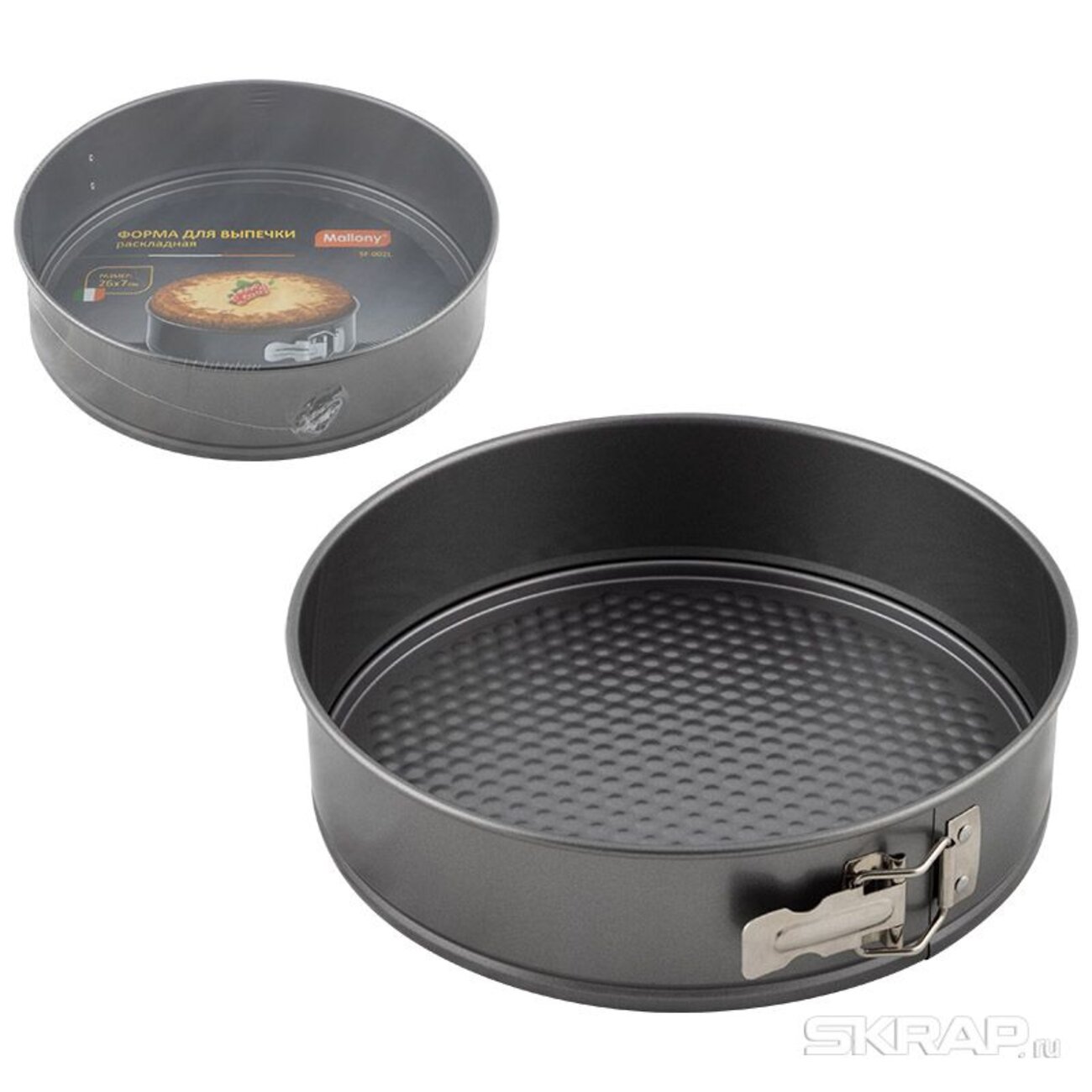 Mallony Форма для выпечки 573518 191311 чрный