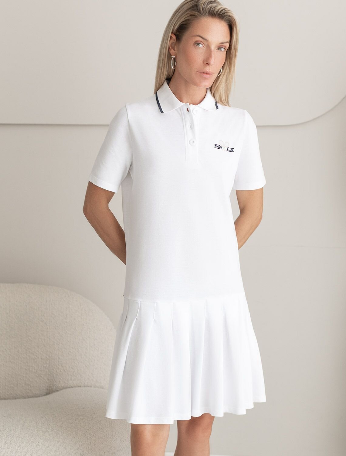 VILATTE Платье 573534 D42.099 белый