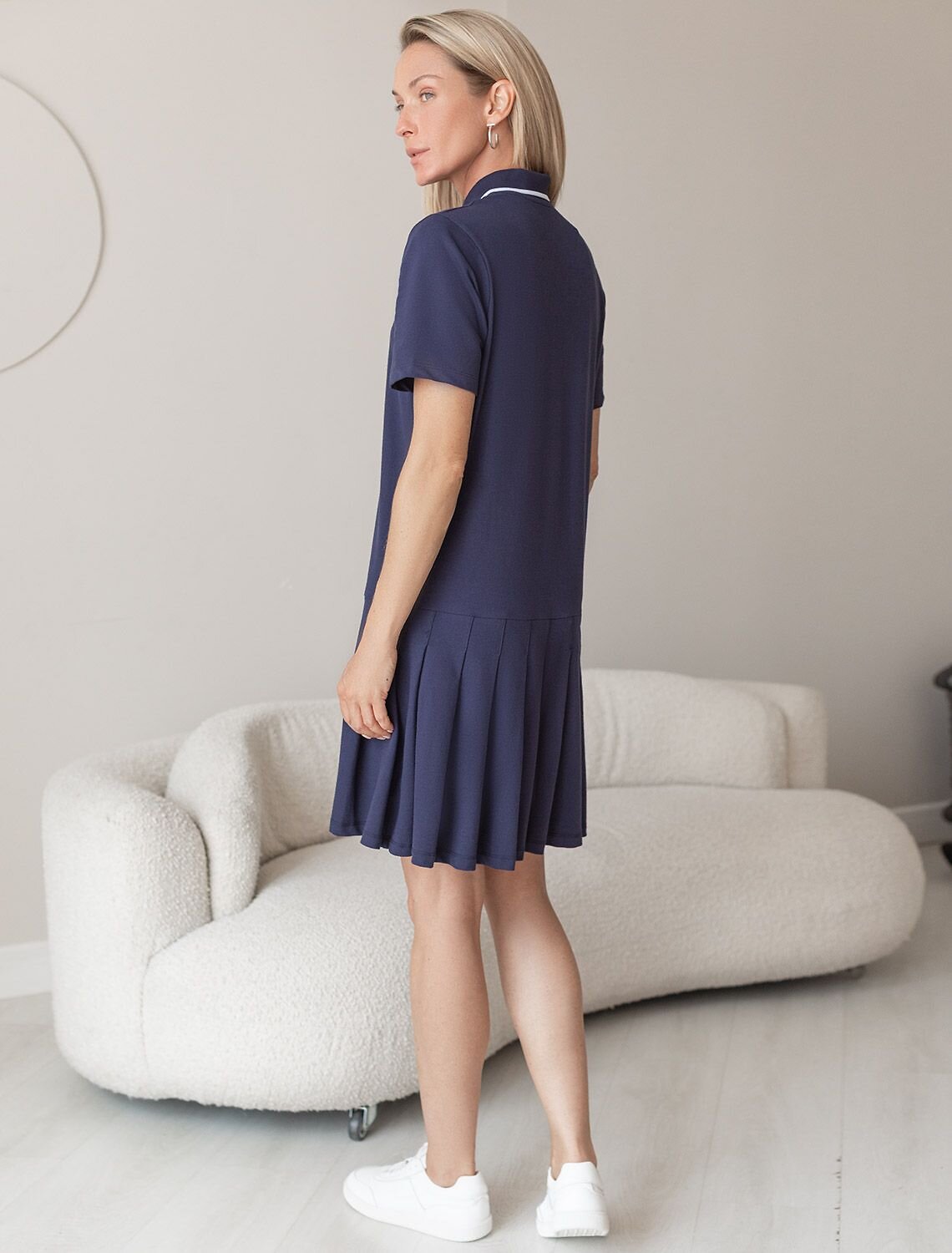 VILATTE Платье 573535 D42.099 т.синий