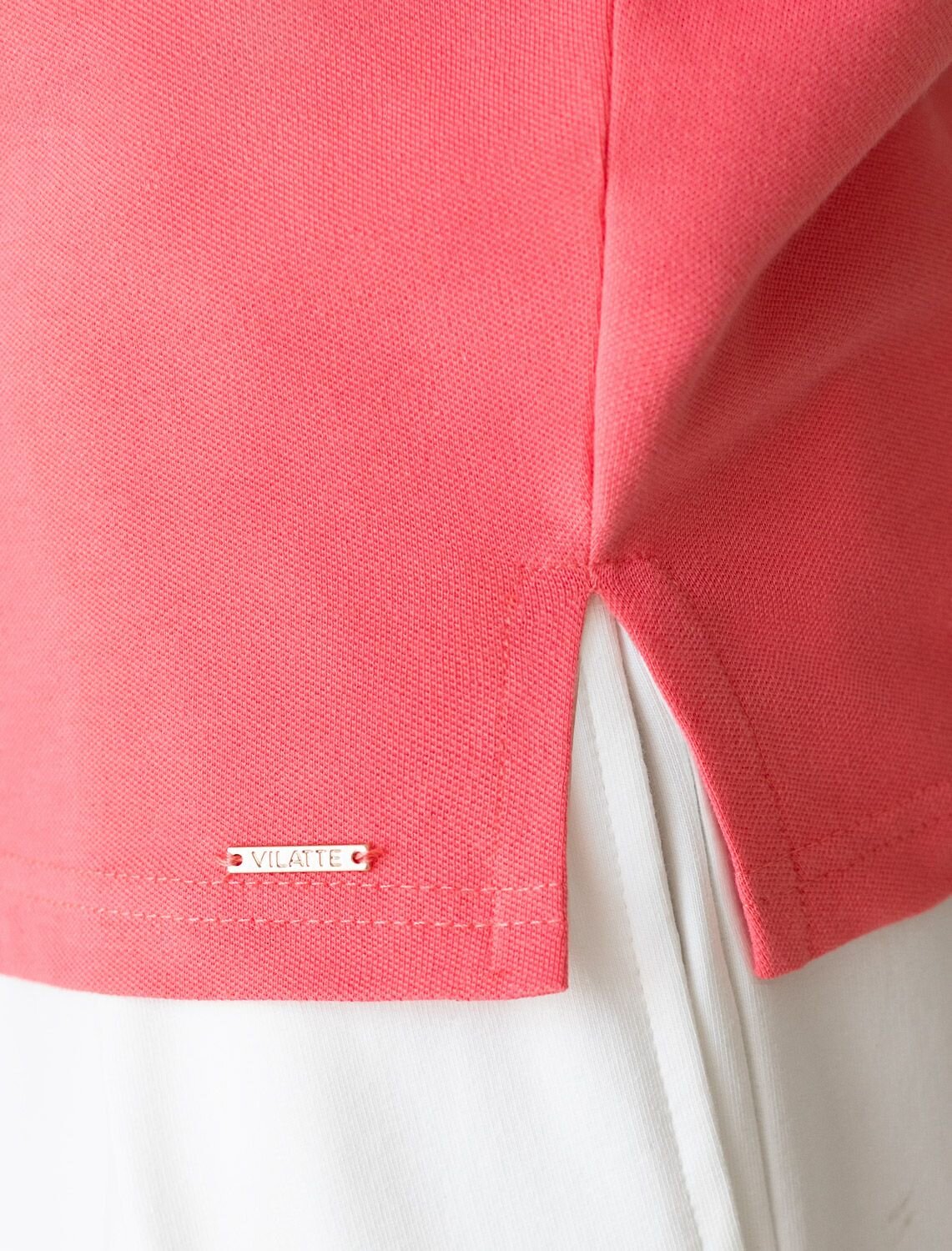 VILATTE Футболка 573537 D49.010 розовый коралл