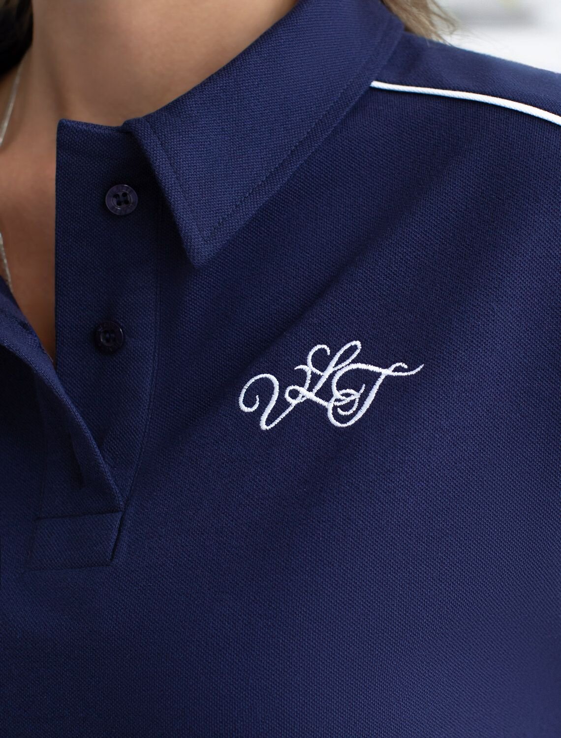 VILATTE Футболка 573538 D49.010 т.синий