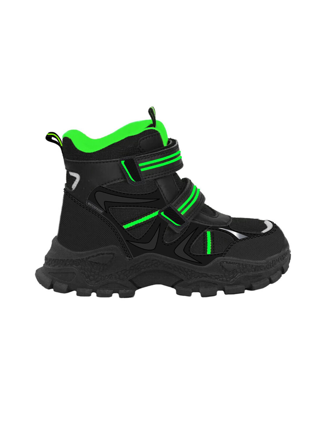 PLAYTODAY Ботинки 573550 32512702 черный,зеленый