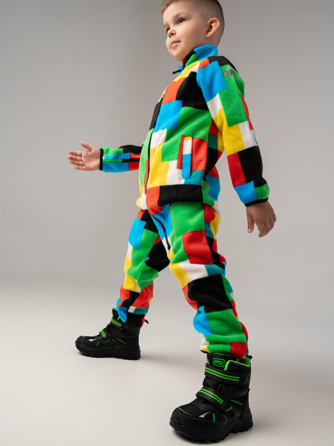 PLAYTODAY Ботинки 573550 32512702 черный,зеленый