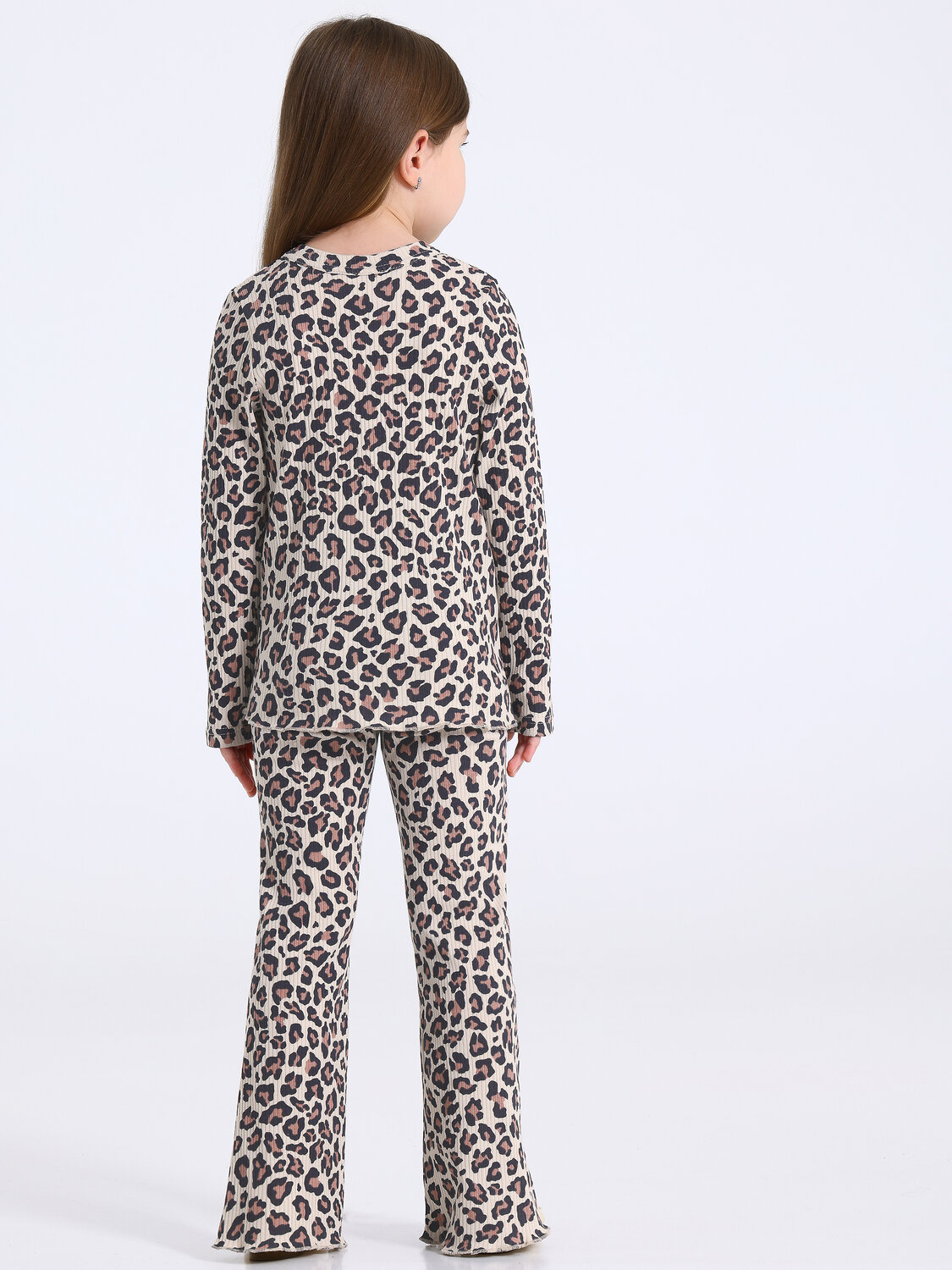 Апрель Комплект 573563 2ДЛБ5882223н коричневый леопард на бежевом