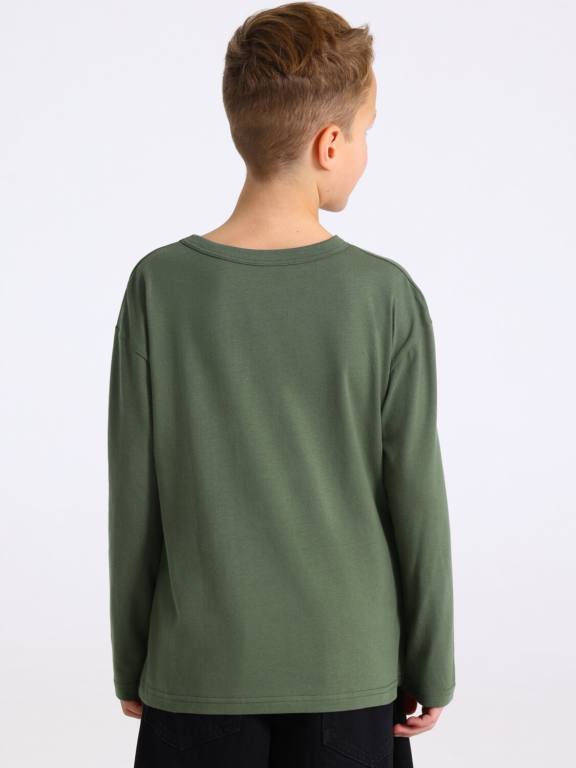 Апрель Лонгслив 573570 1ПДЛД4335001 оливковый