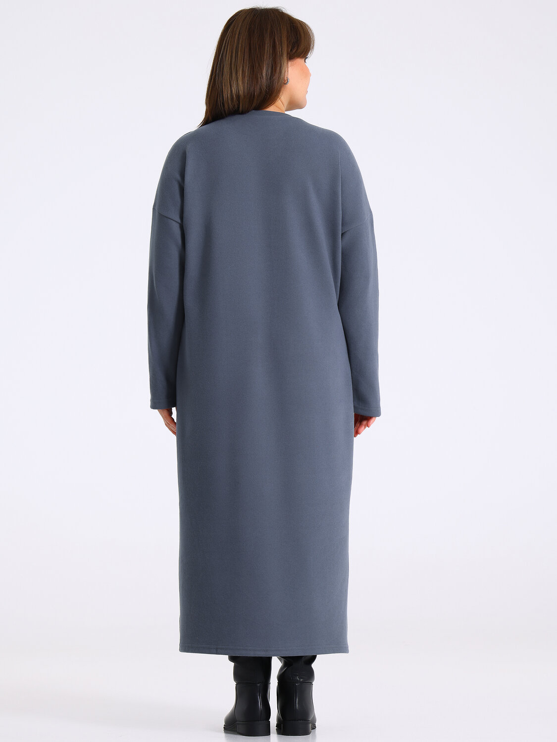 Апрель Платье 573580 1ЖПД4894301 темно-серый