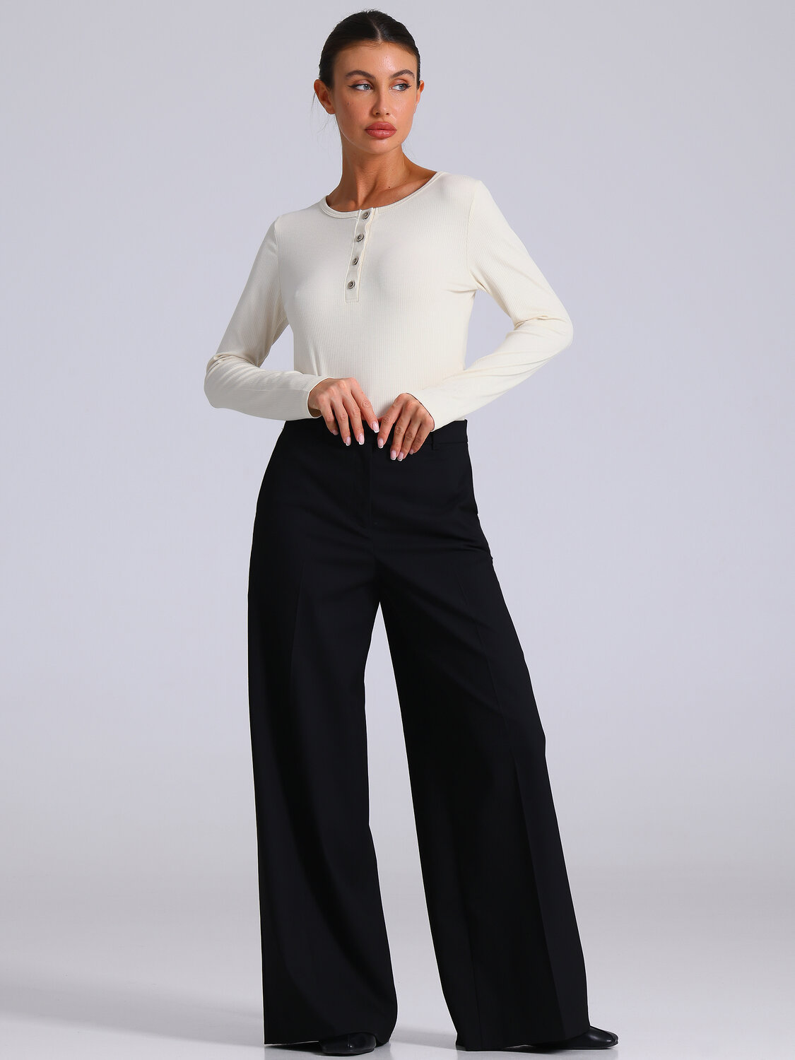 Апрель Лонгслив 573583 1ЖДЛД4830323 сливки