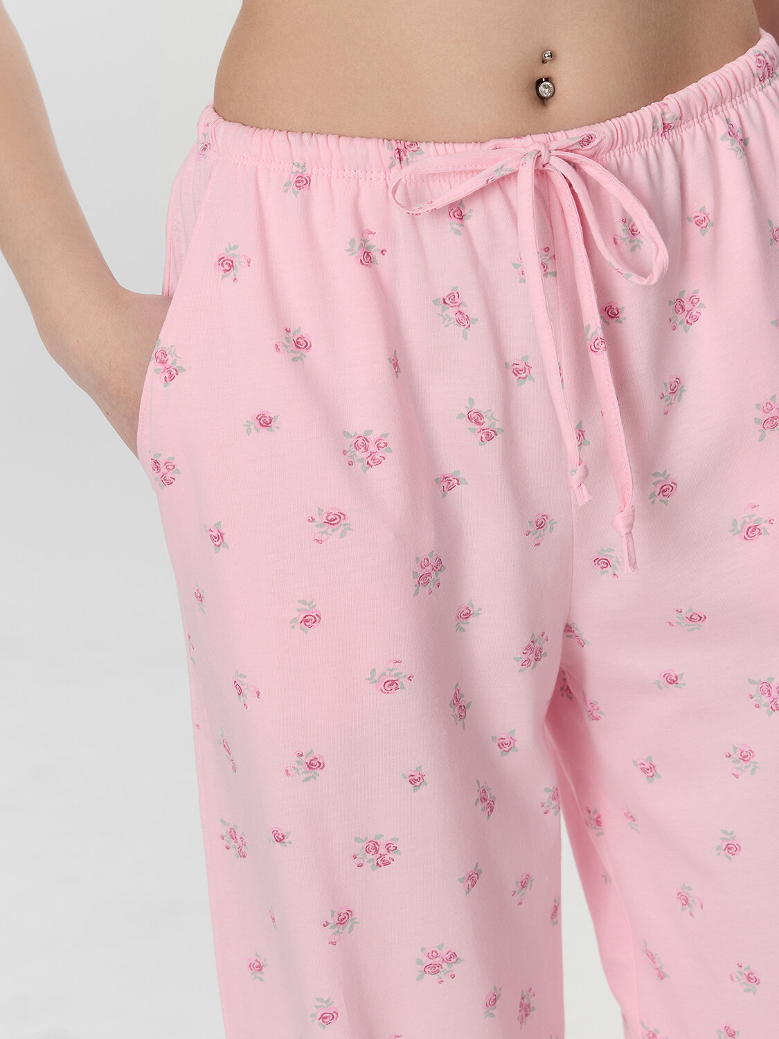 MARK FORMELLE Брюки 573597 532410 розы на розовом