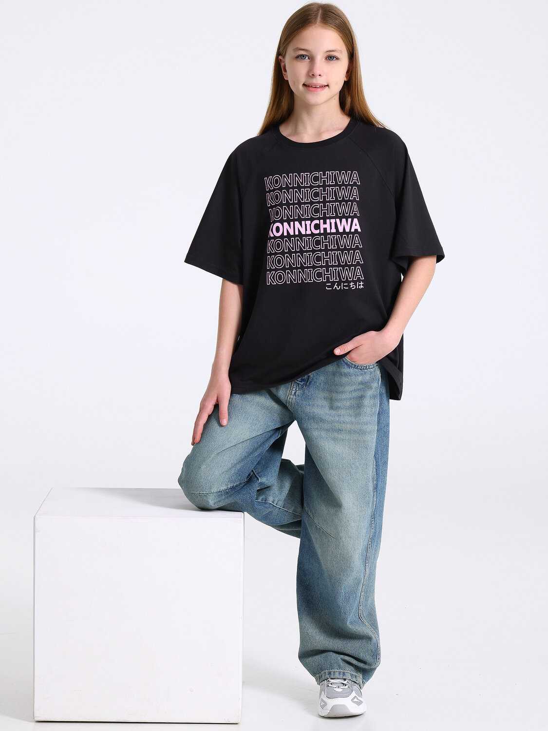 Апрель Футболка 573611 1ДДФК4980001 черный