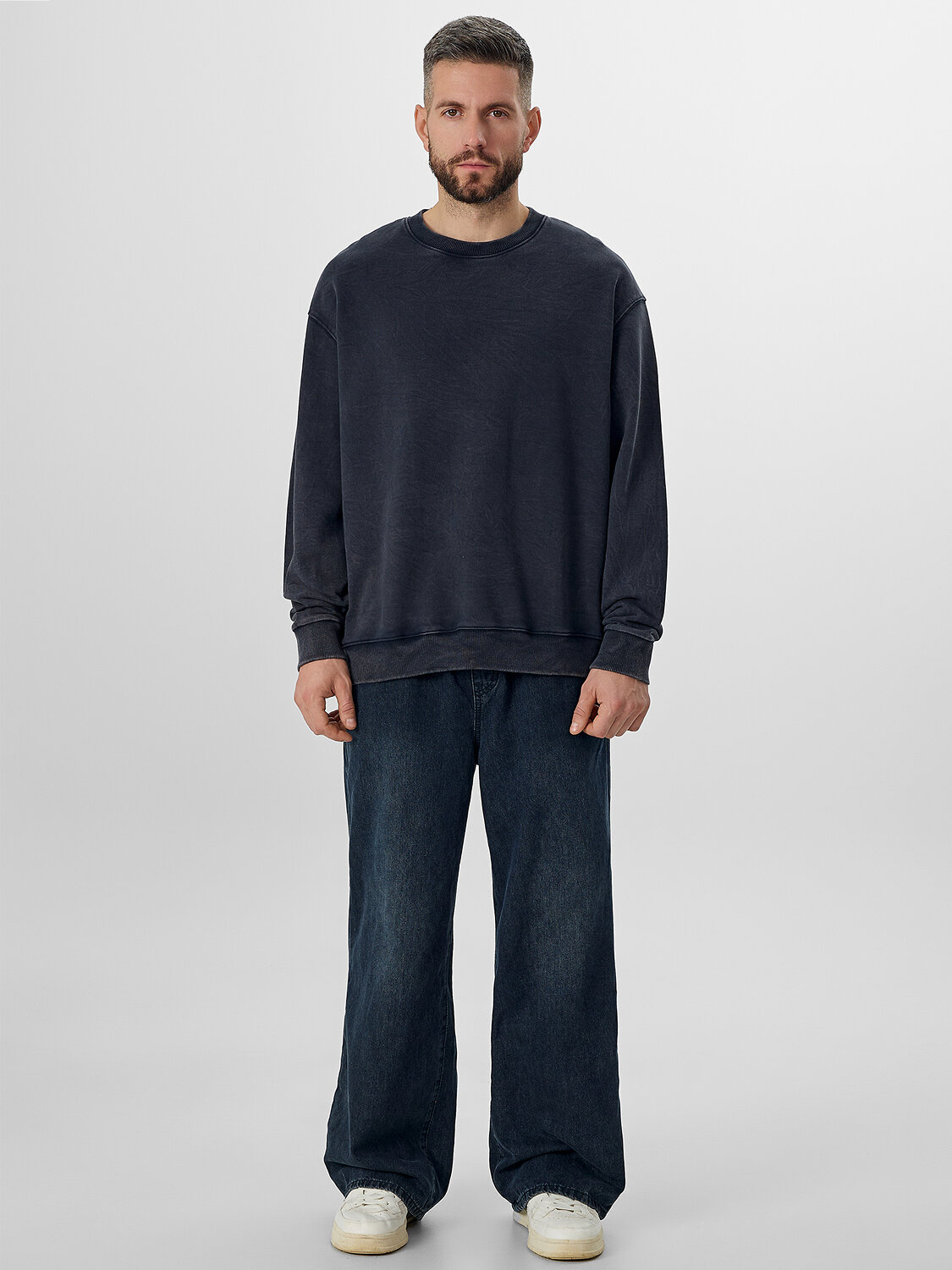 MARK FORMELLE Свитшот 573651 121901 ACID WASH неви