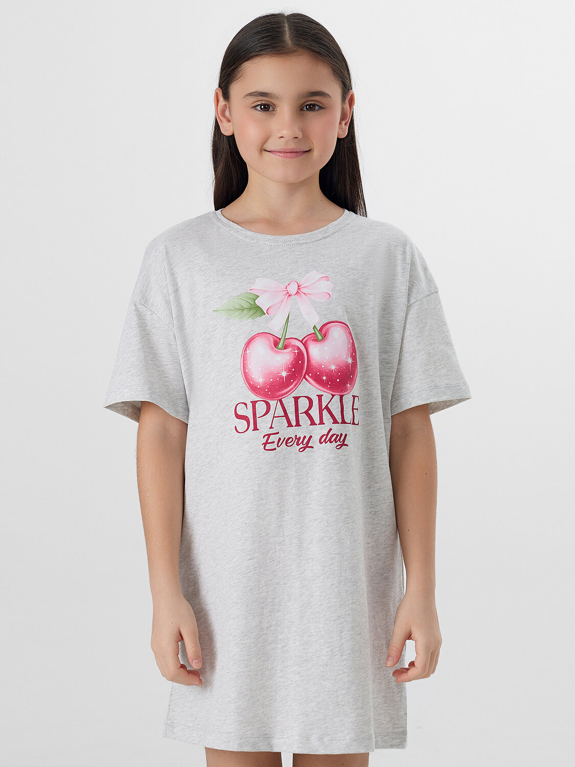 MARK FORMELLE Сорочка 573673 577717 серый меланж+печать