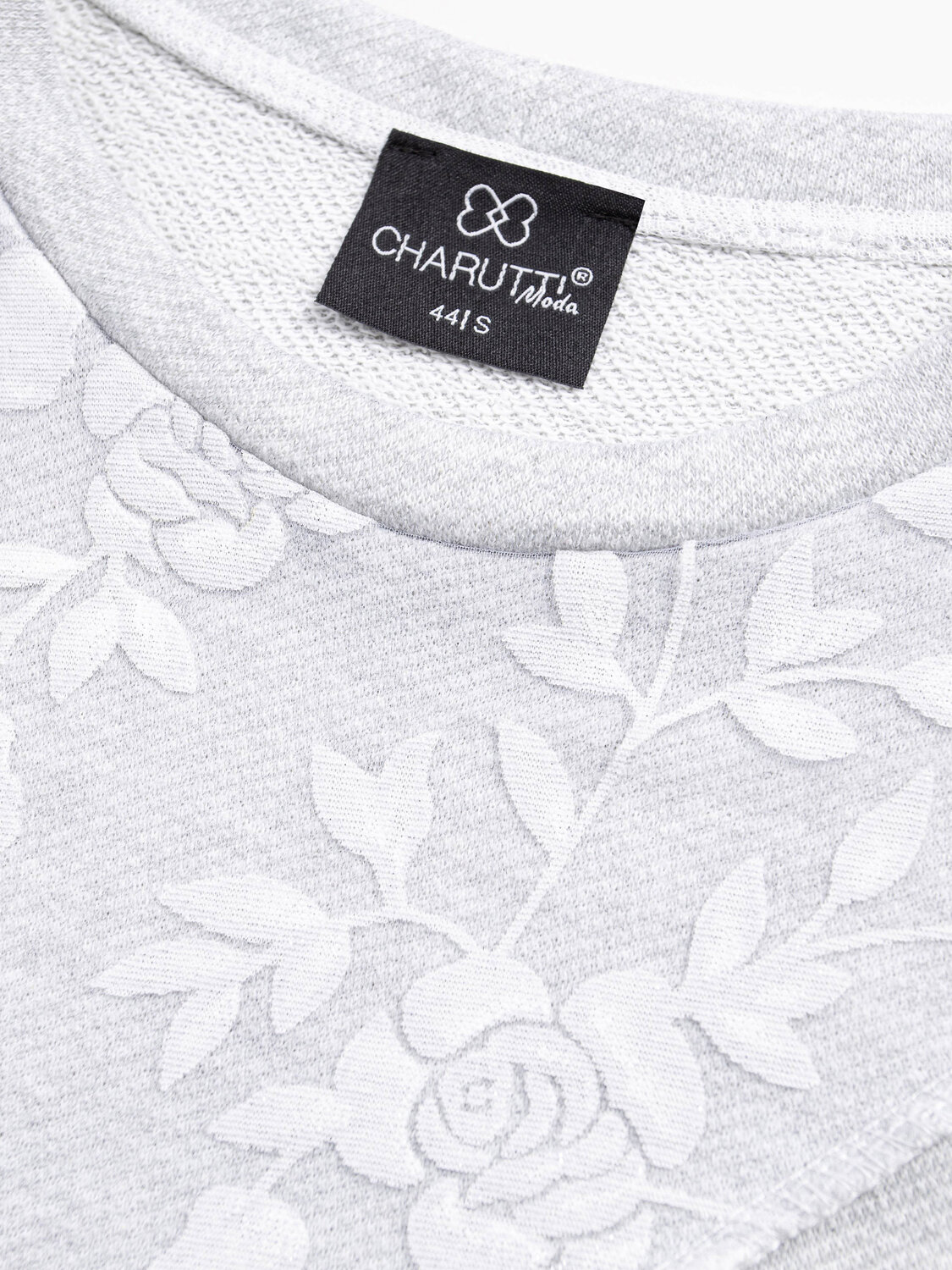 CHARUTTI Свитшот 573677 12438 Серый