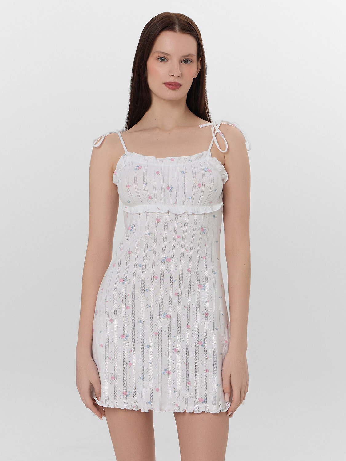 MARK FORMELLE Сорочка 573699 572386 розы на белом