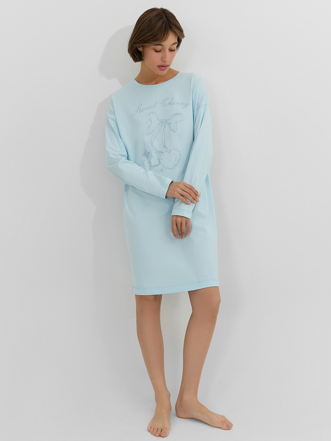 MARK FORMELLE Сорочка 573701 572362 голубое небо +печать